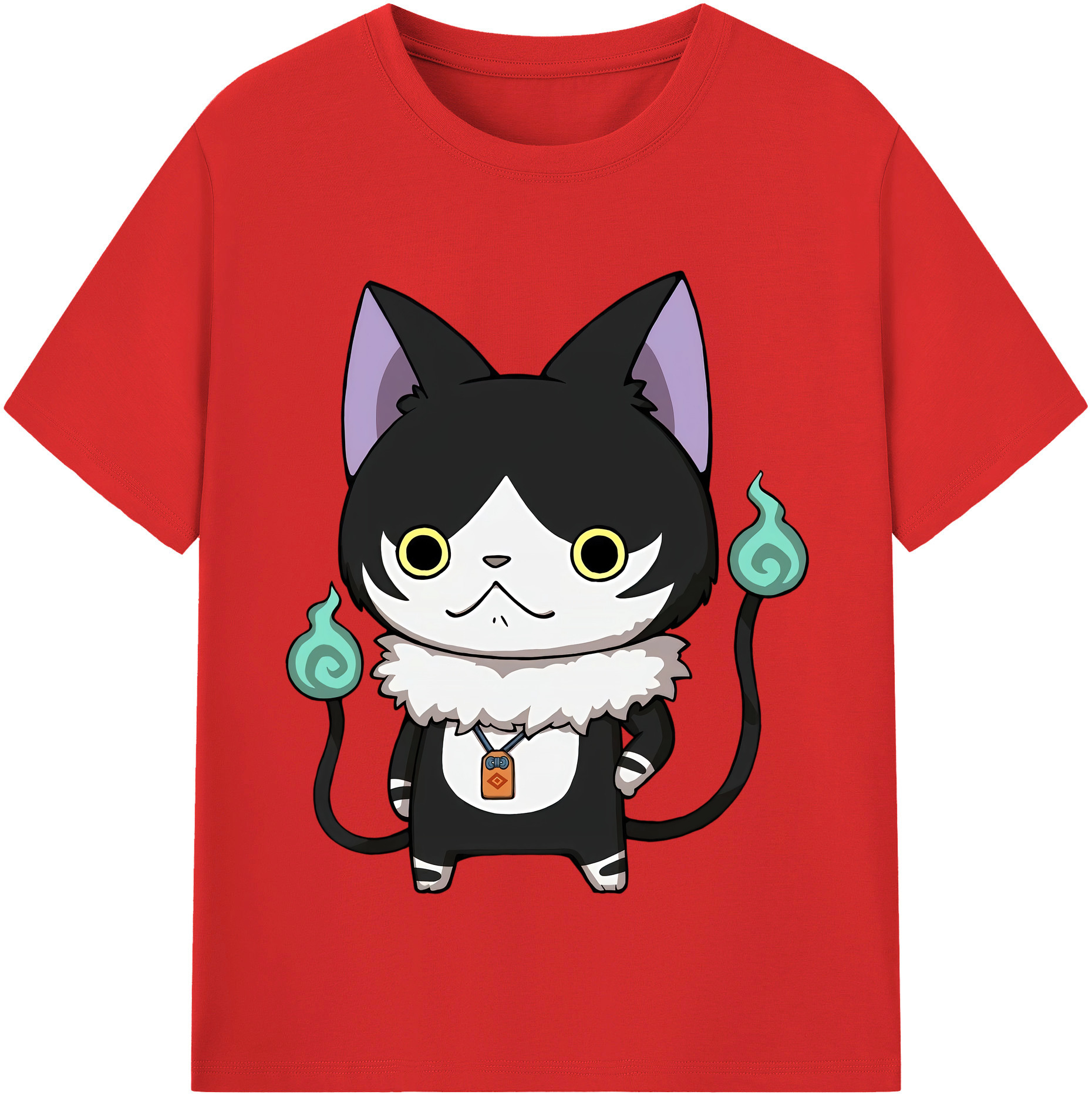 （画像用） 妖怪ウォッチ Yo-kai Watch レディースカジュアルプリントTシャツ（綿100％）