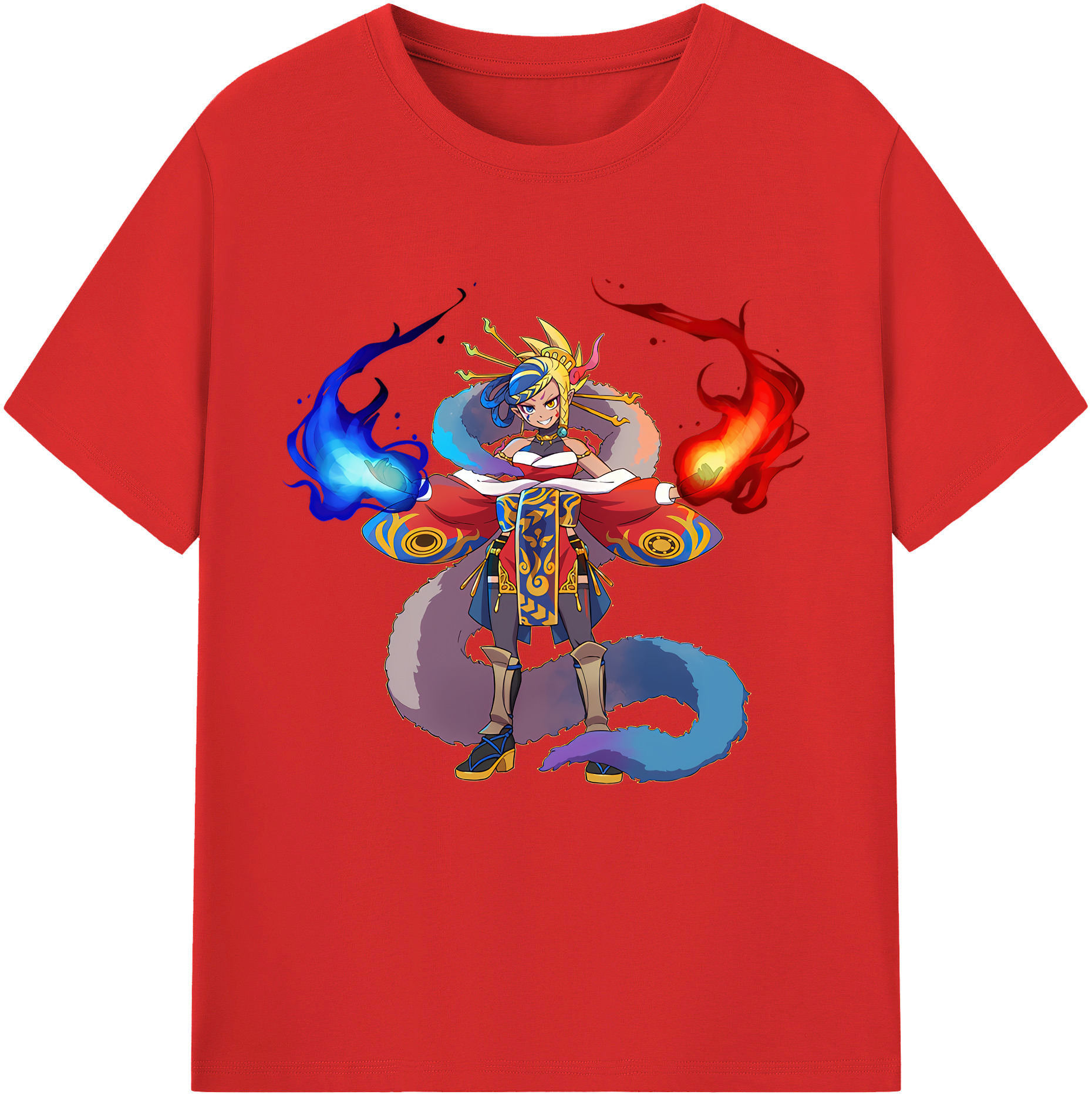 （画像用） 妖怪ウォッチ Yo-kai Watch レディースカジュアルプリントTシャツ（綿100％）