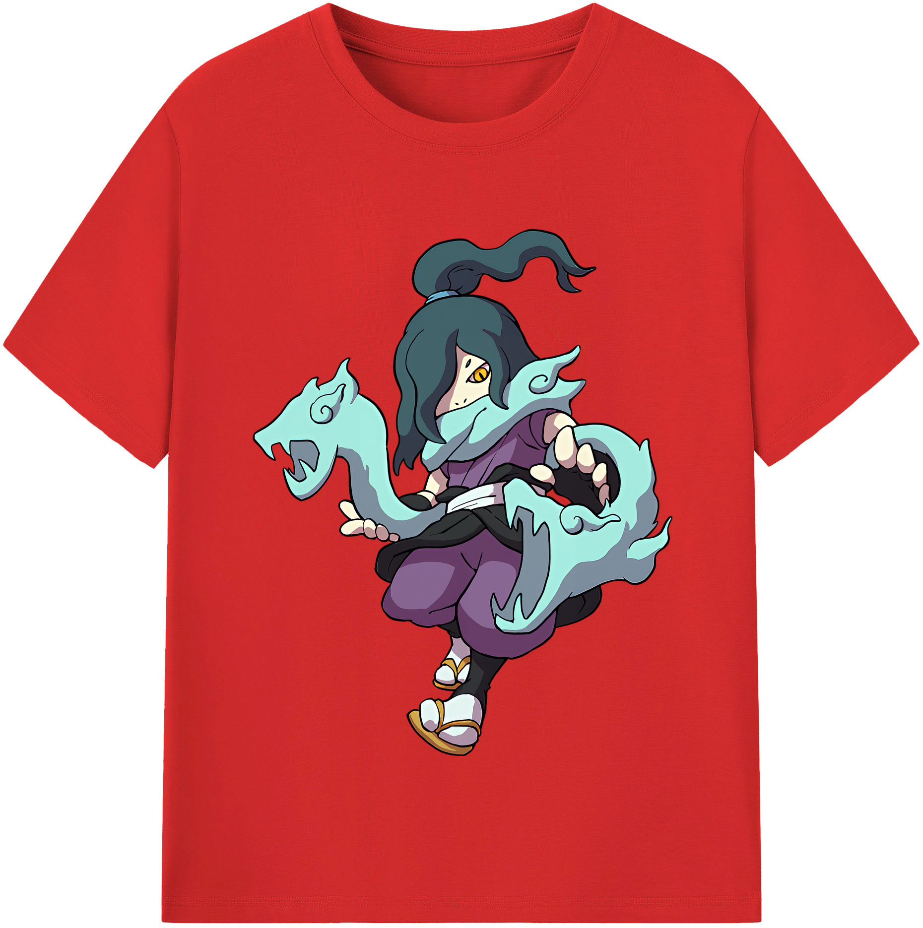 （画像用） 妖怪ウォッチ Yo-kai Watch レディースカジュアルプリントTシャツ（綿100％）