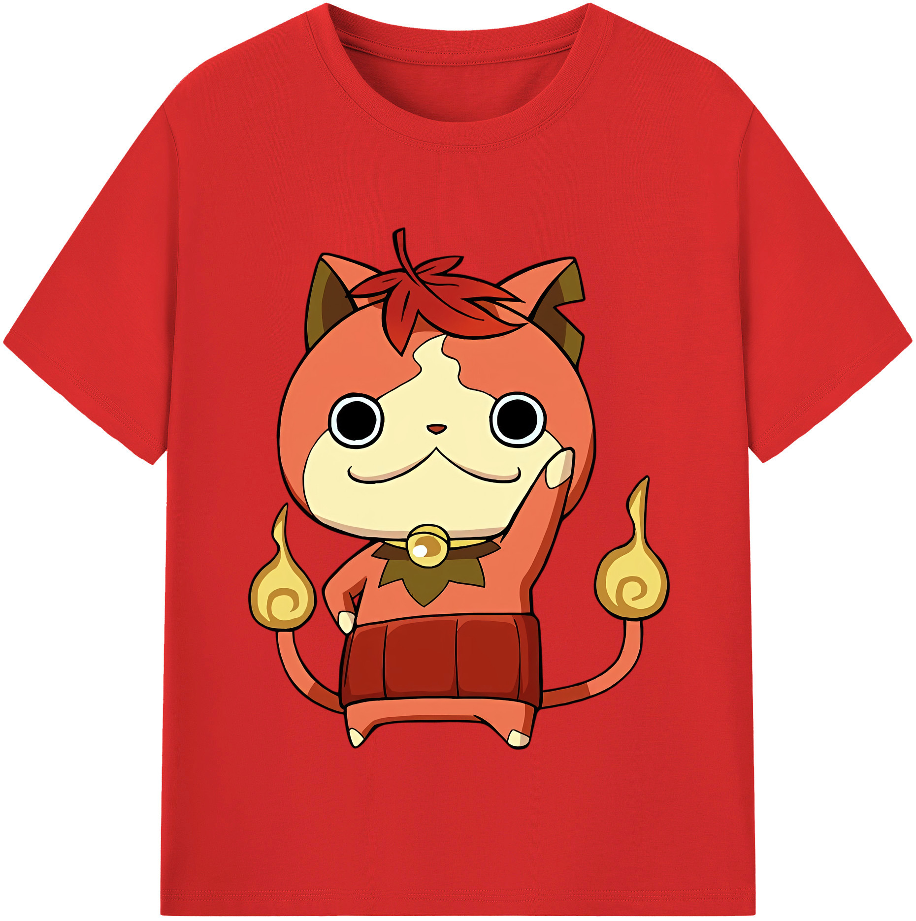 （画像用） 妖怪ウォッチ Yo-kai Watch レディースカジュアルプリントTシャツ（綿100％）