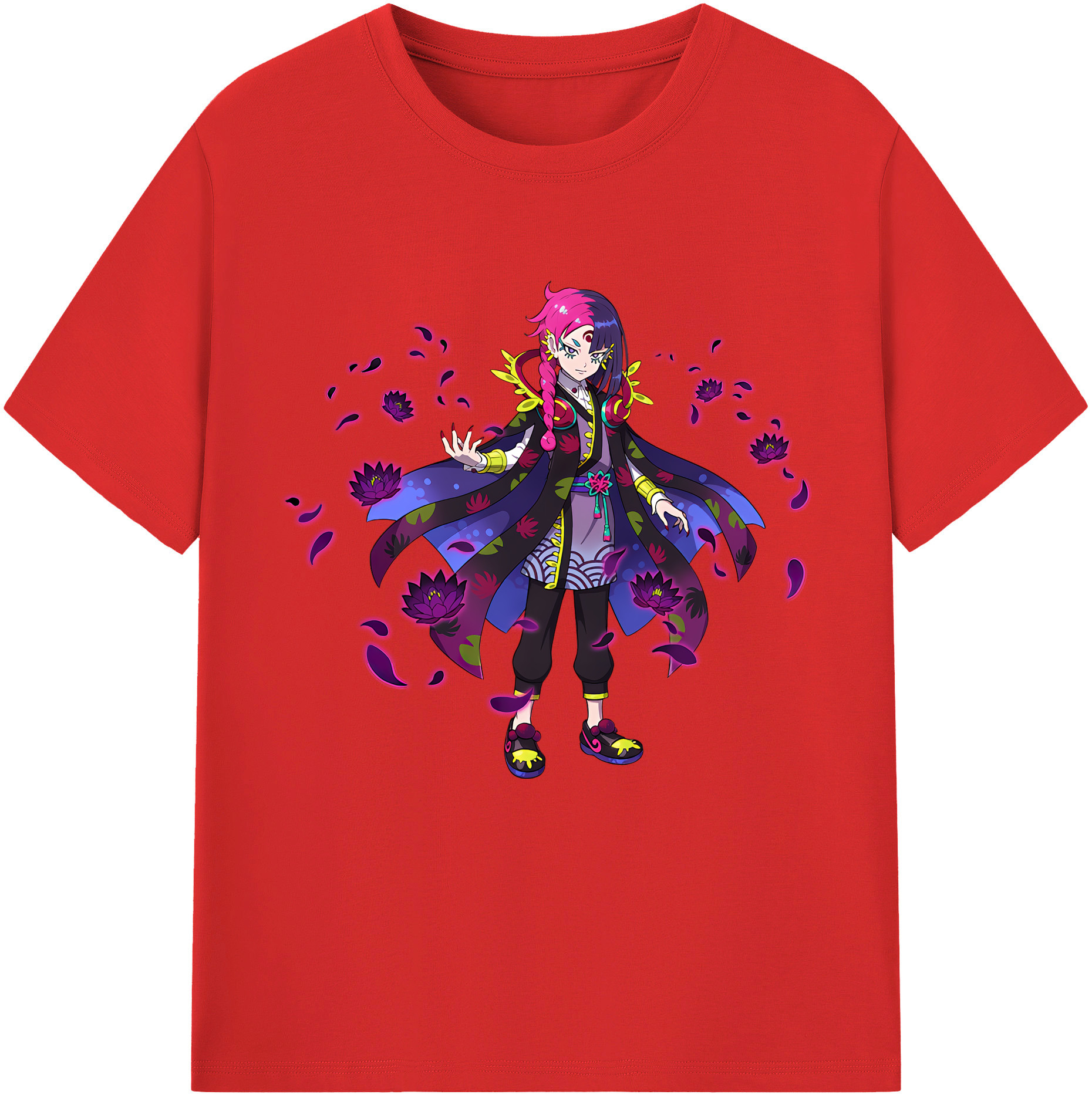 （画像用） 妖怪ウォッチ Yo-kai Watch レディースカジュアルプリントTシャツ（綿100％）