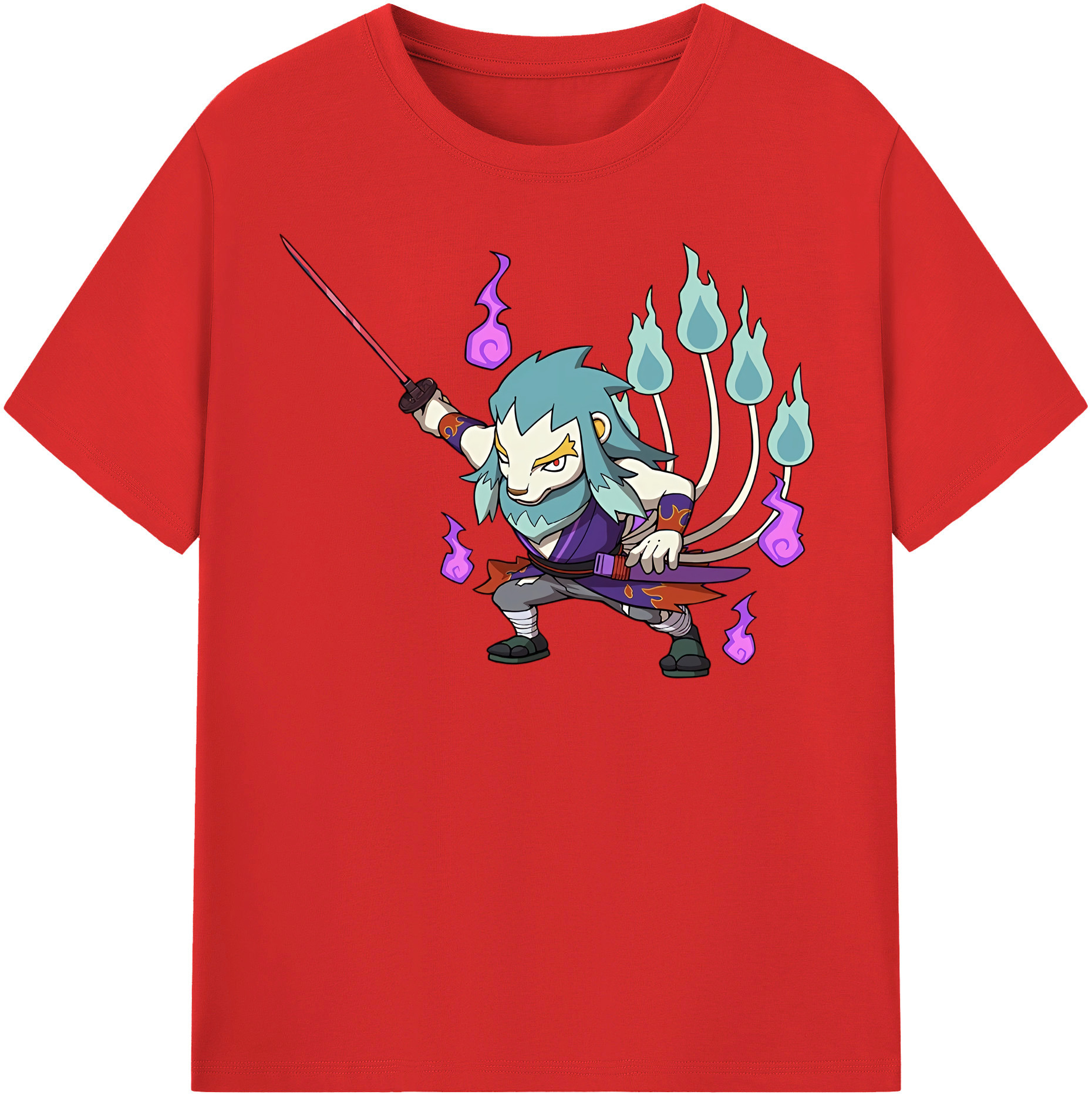 （画像用） 妖怪ウォッチ Yo-kai Watch レディースカジュアルプリントTシャツ（綿100％）