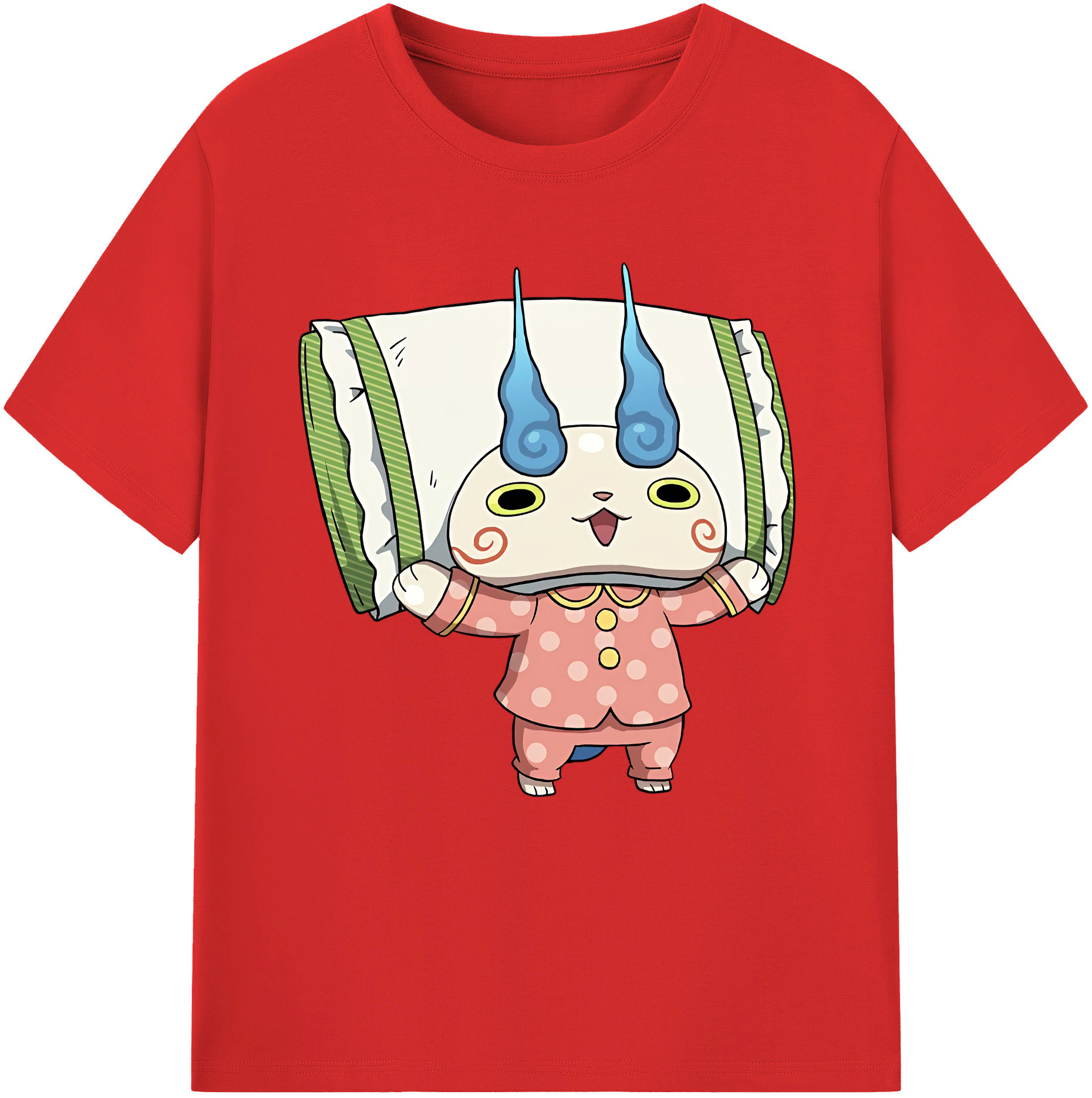（画像用） 妖怪ウォッチ Yo-kai Watch レディースカジュアルプリントTシャツ（綿100％）