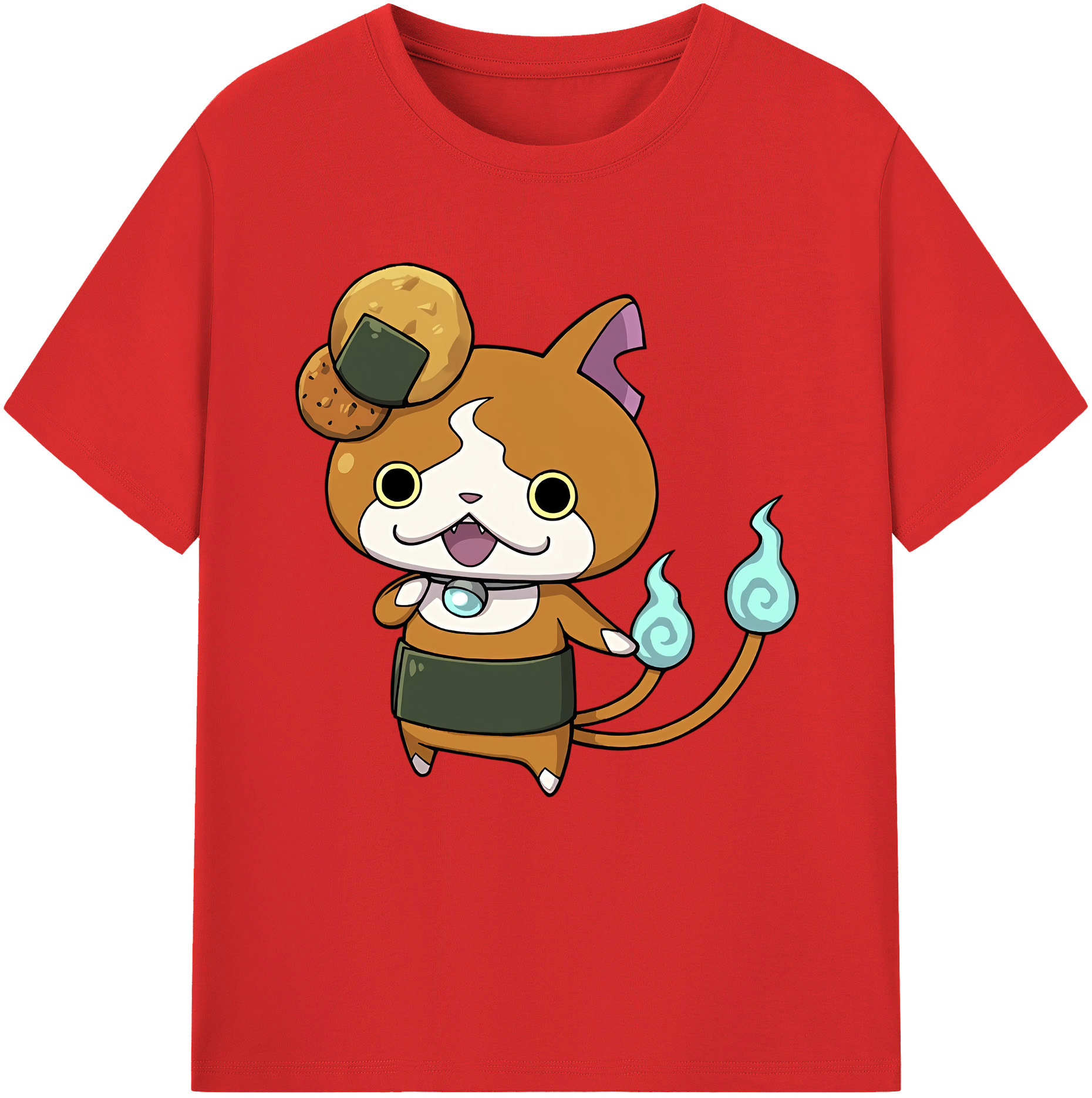 （画像用） 妖怪ウォッチ Yo-kai Watch レディースカジュアルプリントTシャツ（綿100％）