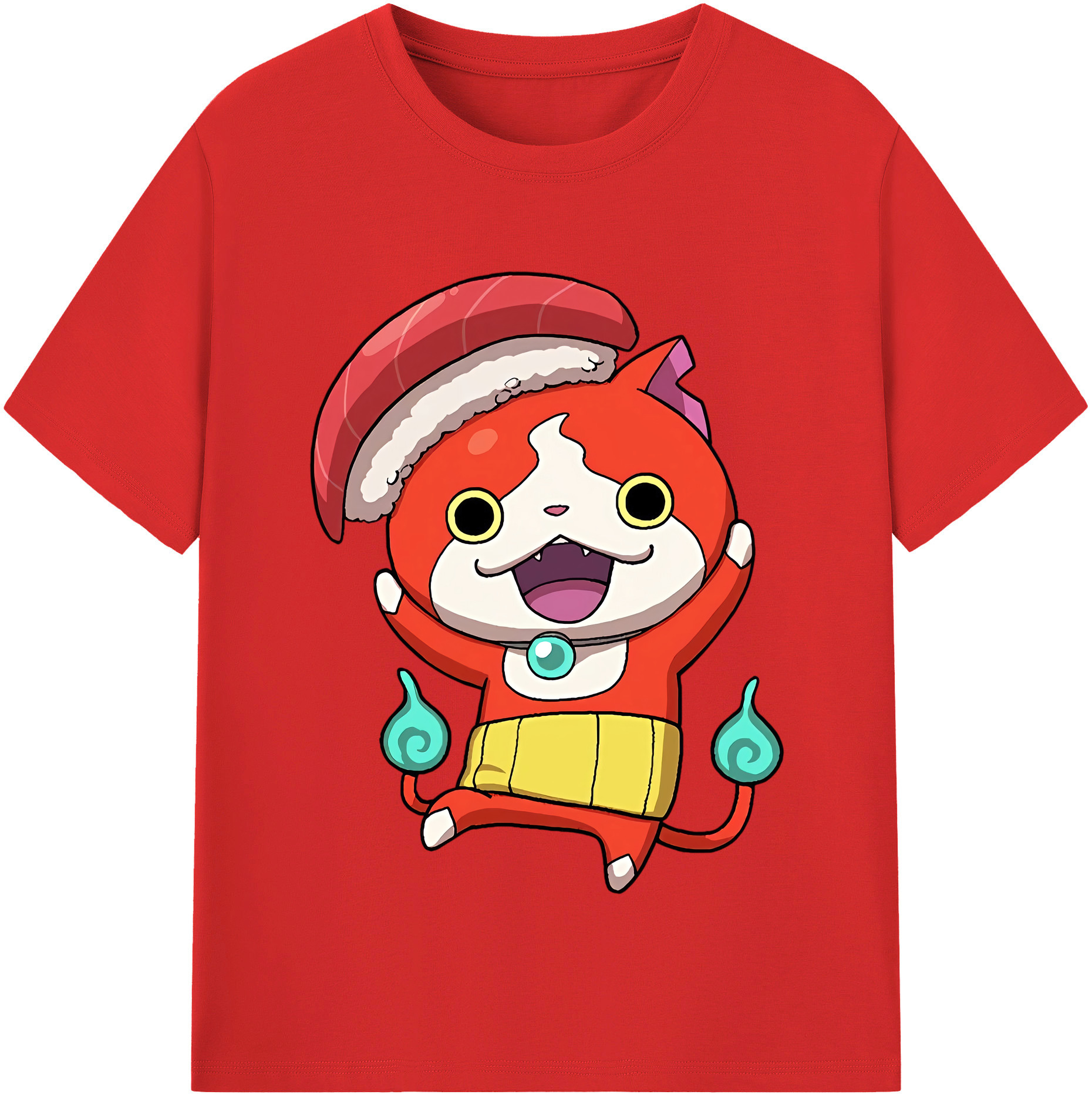 （画像用） 妖怪ウォッチ Yo-kai Watch レディースカジュアルプリントTシャツ（綿100％）