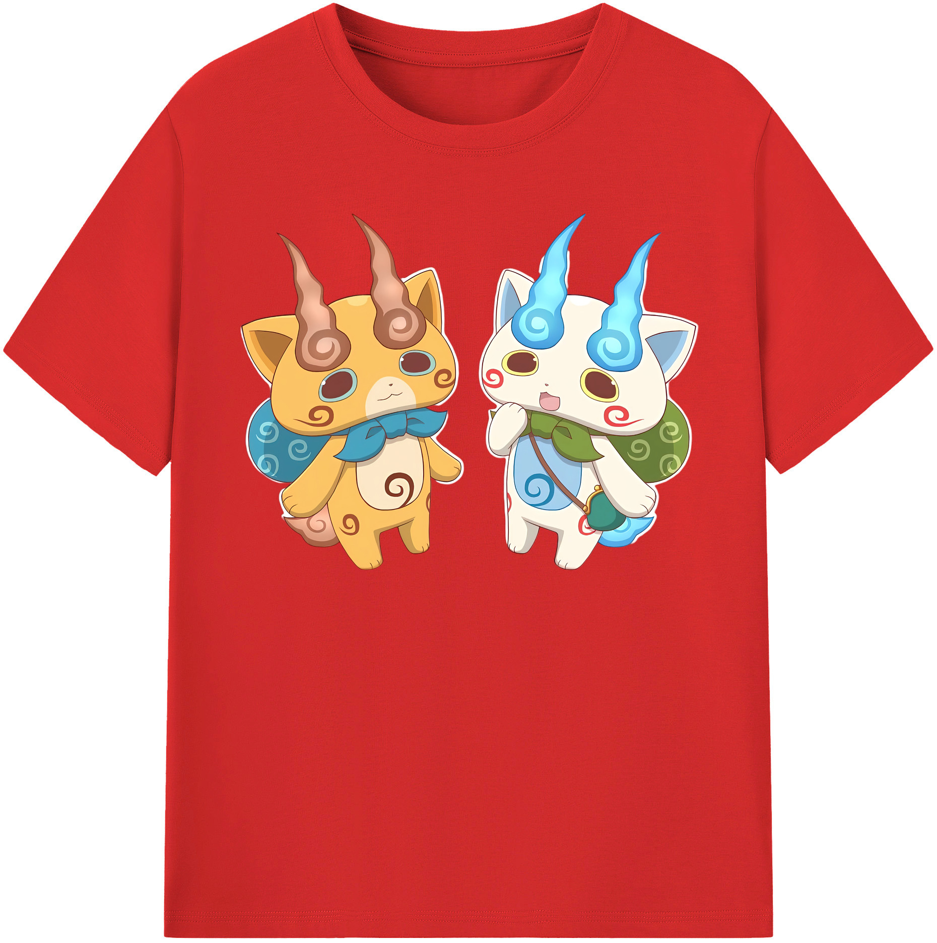 （画像用） 妖怪ウォッチ Yo-kai Watch レディースカジュアルプリントTシャツ（綿100％）