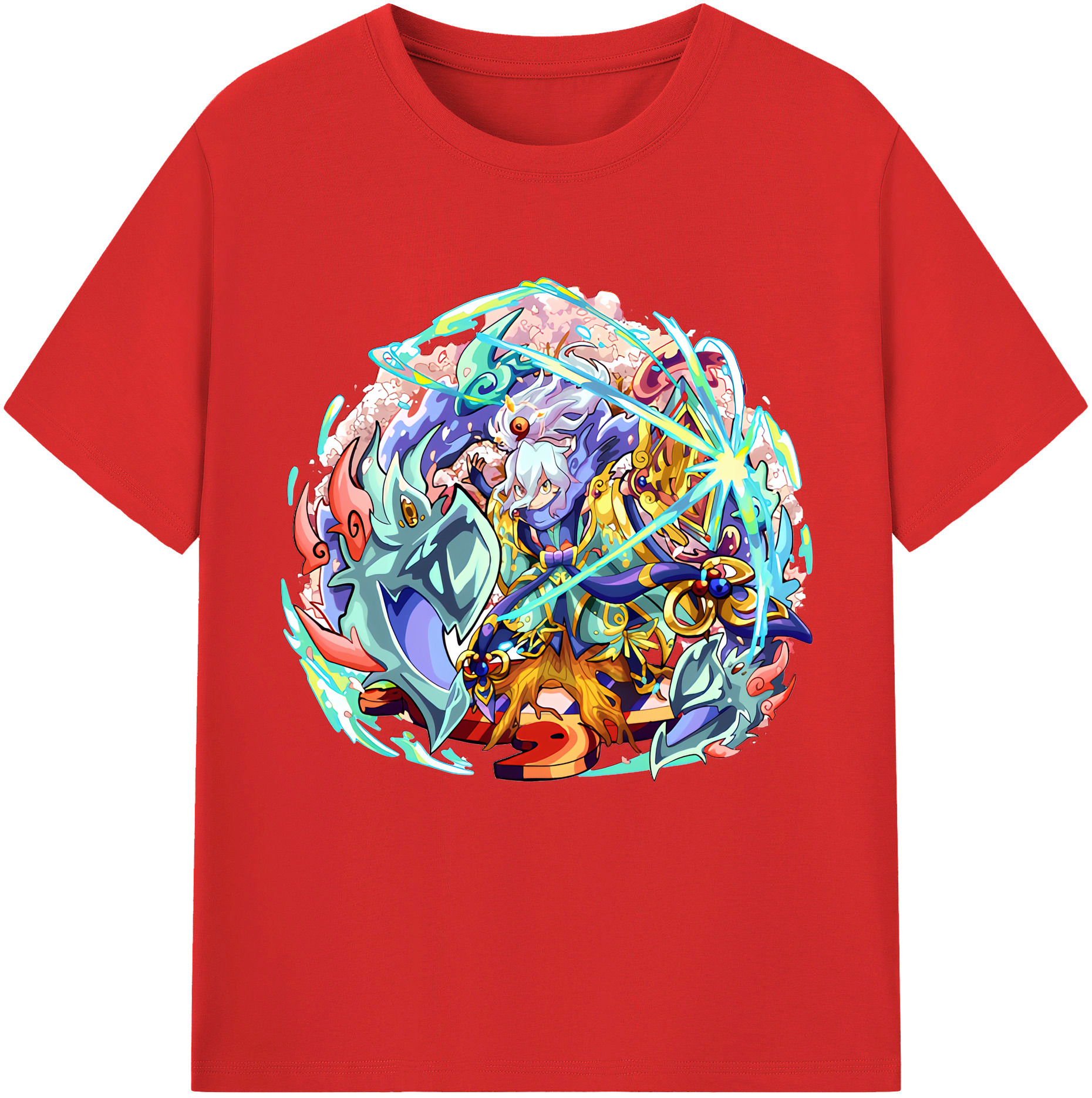 （画像用） 妖怪ウォッチ Yo-kai Watch レディースカジュアルプリントTシャツ（綿100％）