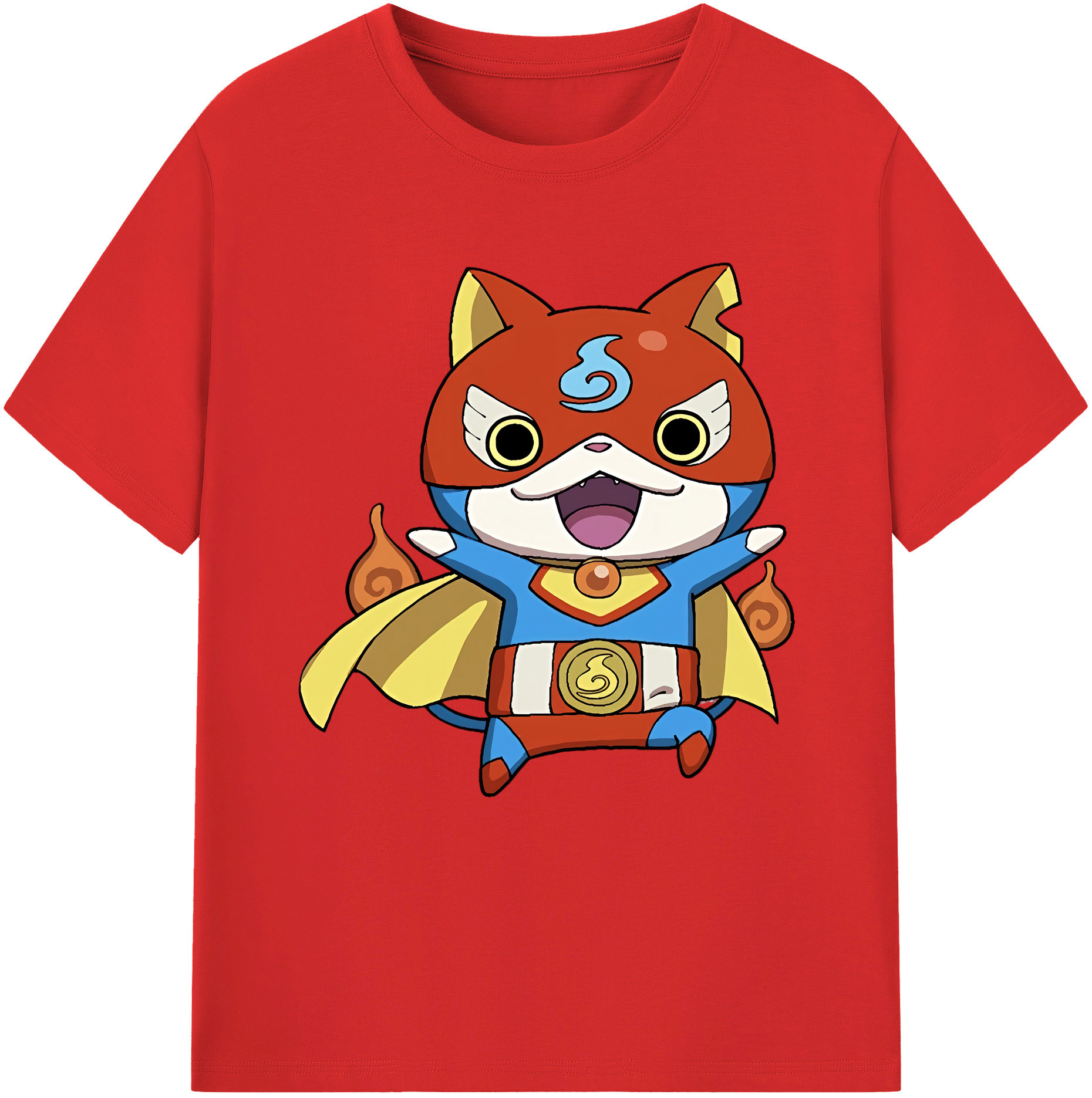 （画像用） 妖怪ウォッチ Yo-kai Watch レディースカジュアルプリントTシャツ（綿100％）