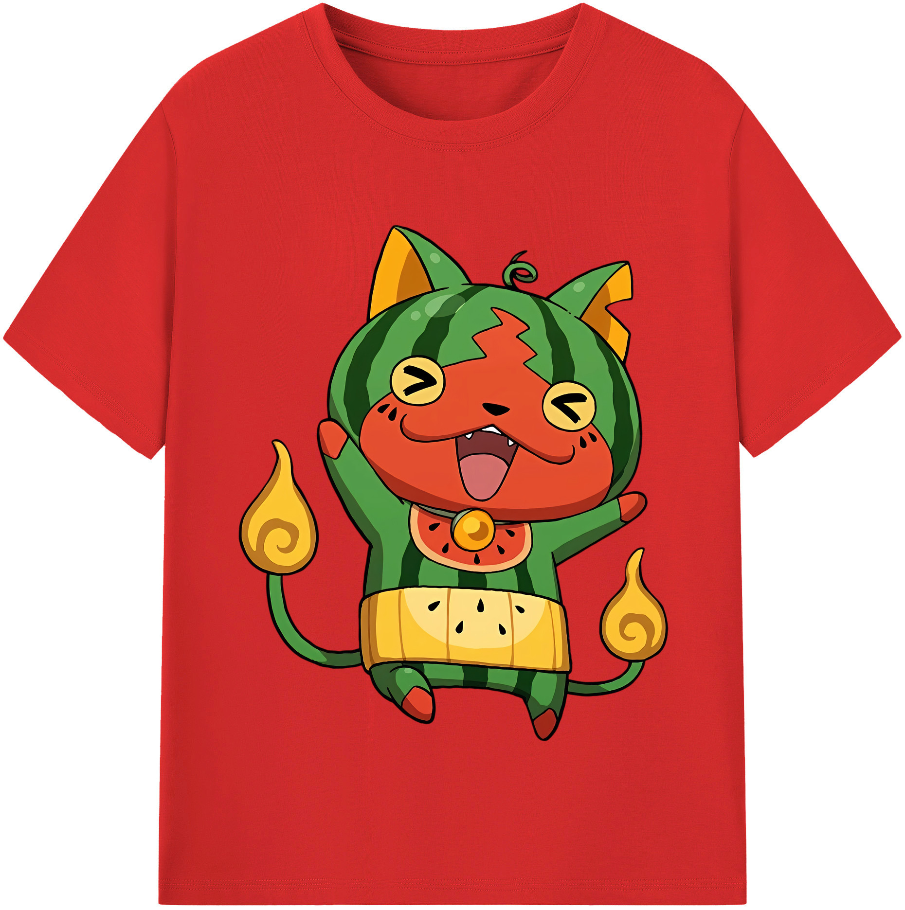 （画像用） 妖怪ウォッチ Yo-kai Watch レディースカジュアルプリントTシャツ（綿100％）