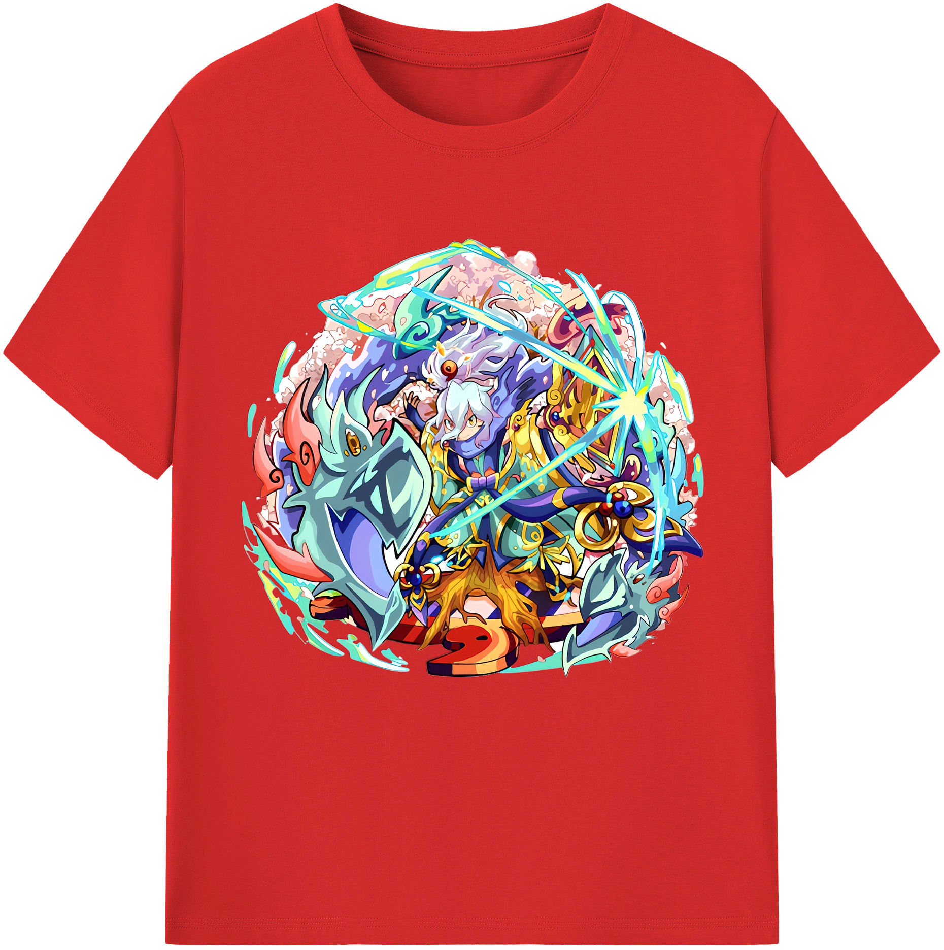 （画像用） 妖怪ウォッチ Yo-kai Watch レディースカジュアルプリントTシャツ（綿100％）