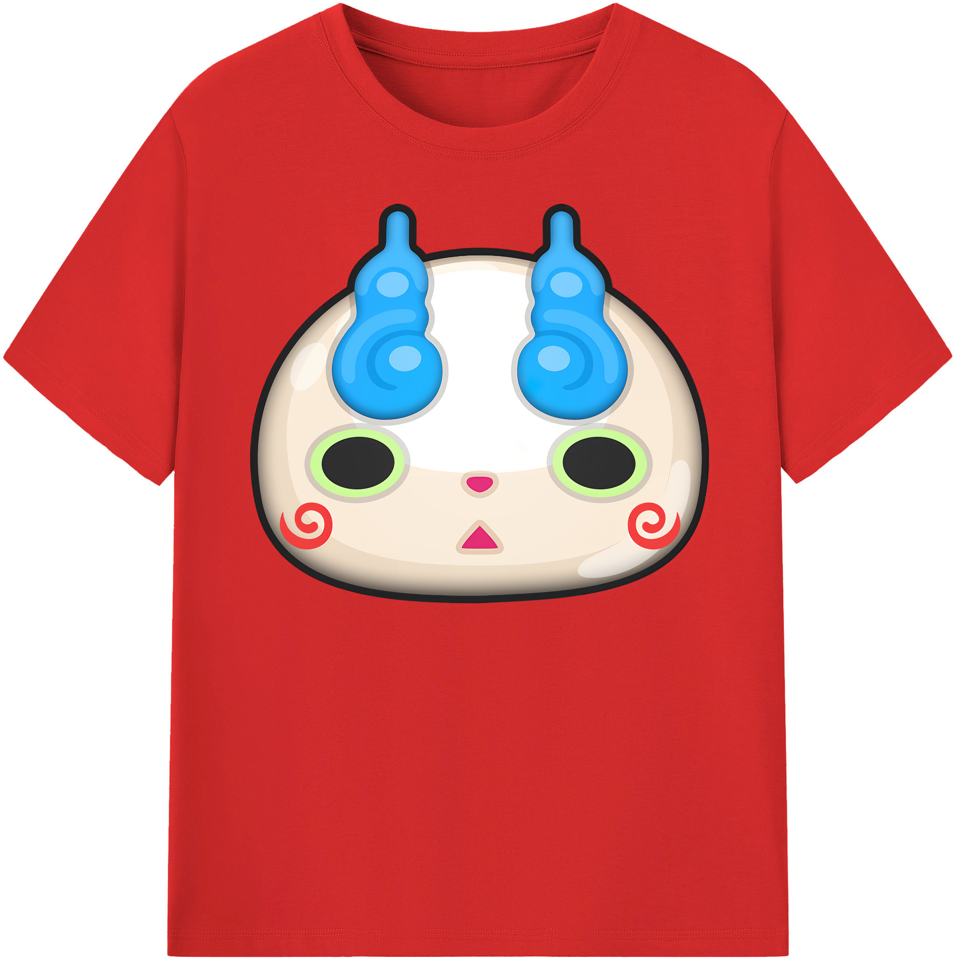 （画像用） 妖怪ウォッチ Yo-kai Watch レディースカジュアルプリントTシャツ（綿100％）