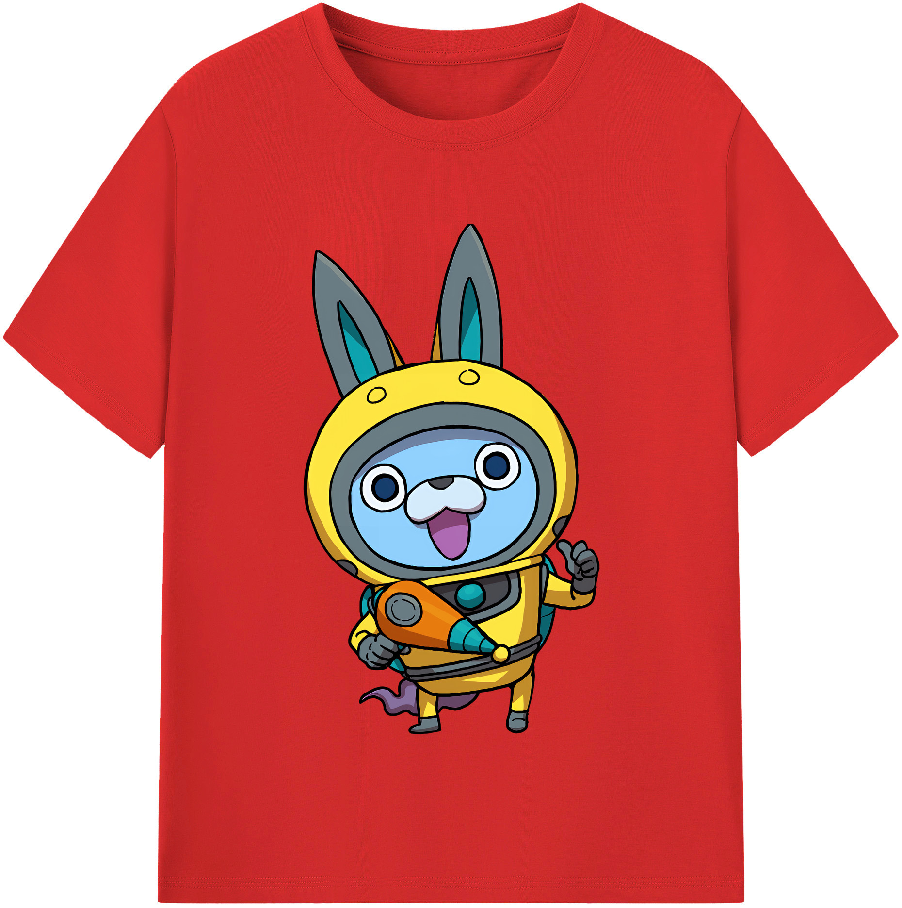 （画像用） 妖怪ウォッチ Yo-kai Watch レディースカジュアルプリントTシャツ（綿100％）