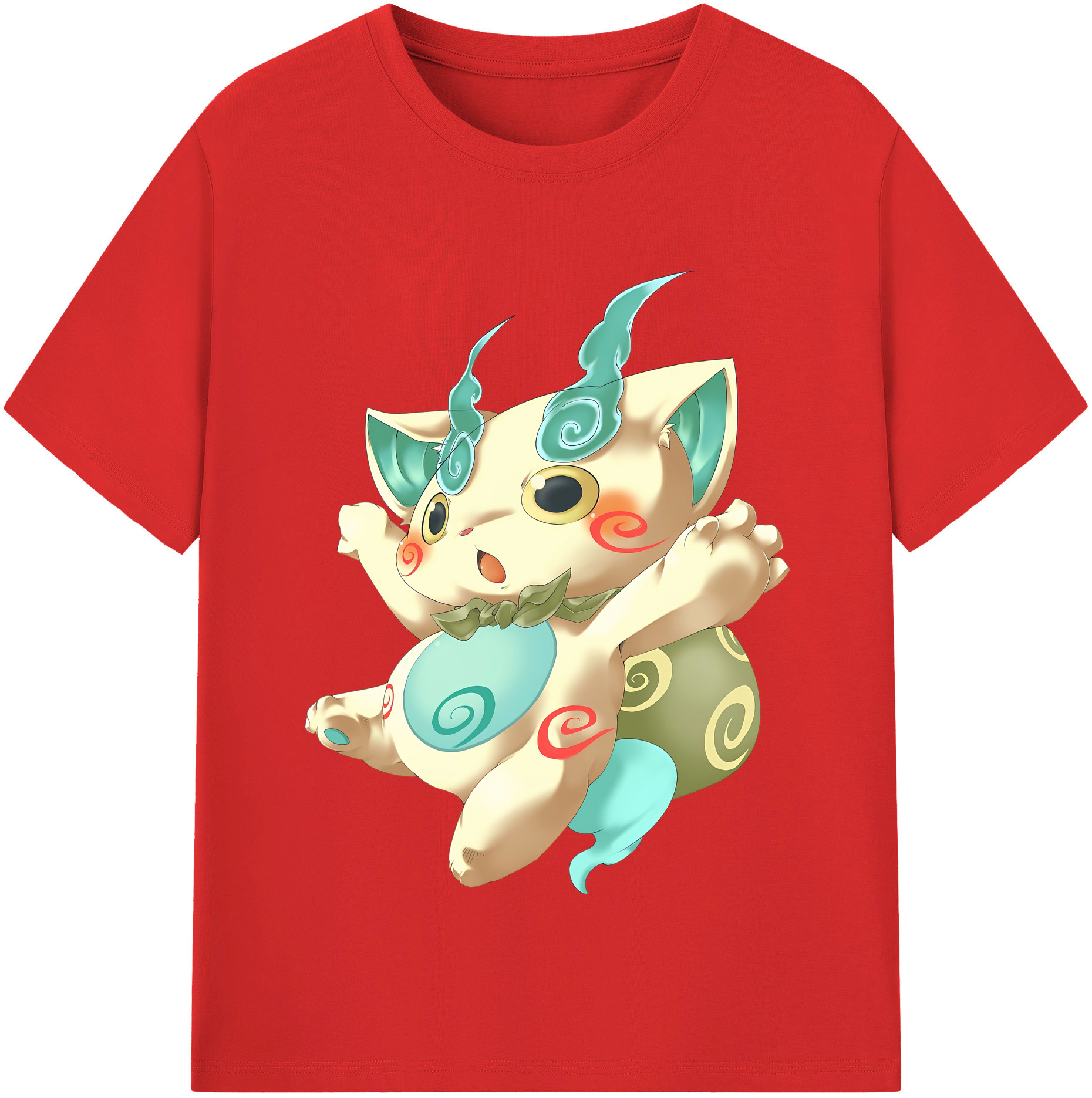 （画像用） 妖怪ウォッチ Yo-kai Watch レディースカジュアルプリントTシャツ（綿100％）