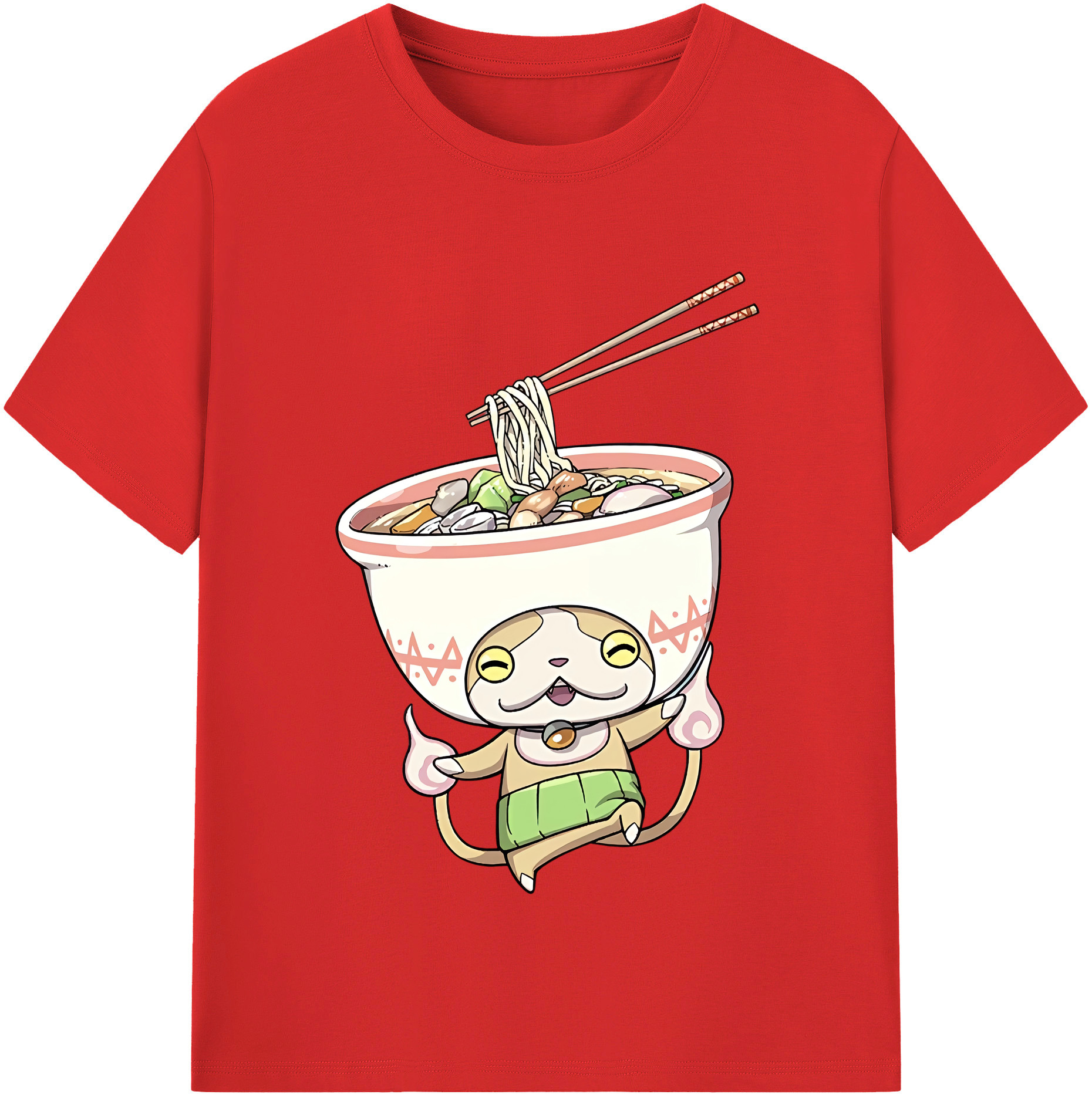 （画像用） 妖怪ウォッチ Yo-kai Watch レディースカジュアルプリントTシャツ（綿100％）