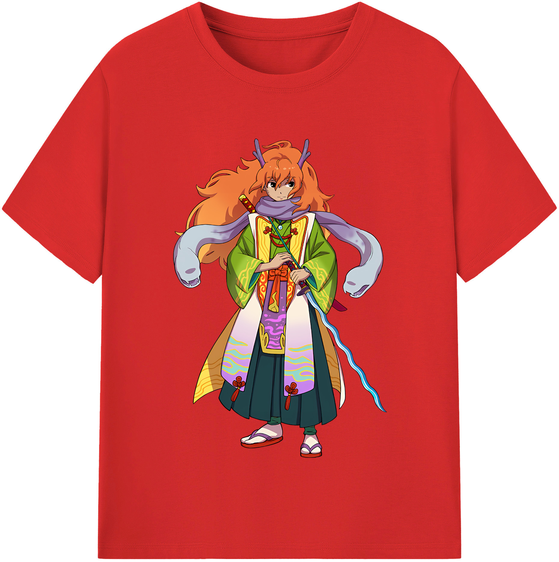 （画像用） 妖怪ウォッチ Yo-kai Watch レディースカジュアルプリントTシャツ（綿100％）