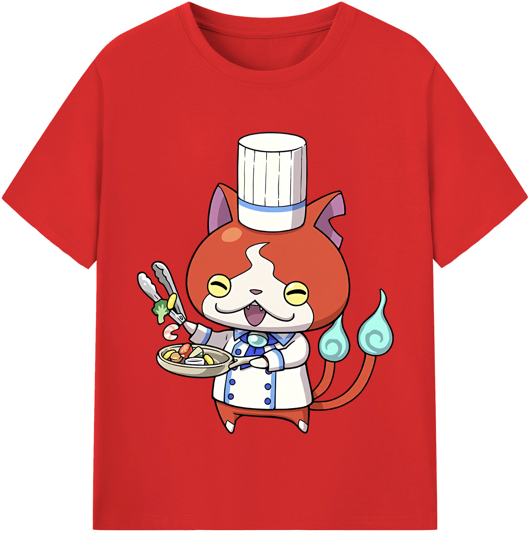（画像用） 妖怪ウォッチ Yo-kai Watch レディースカジュアルプリントTシャツ（綿100％）