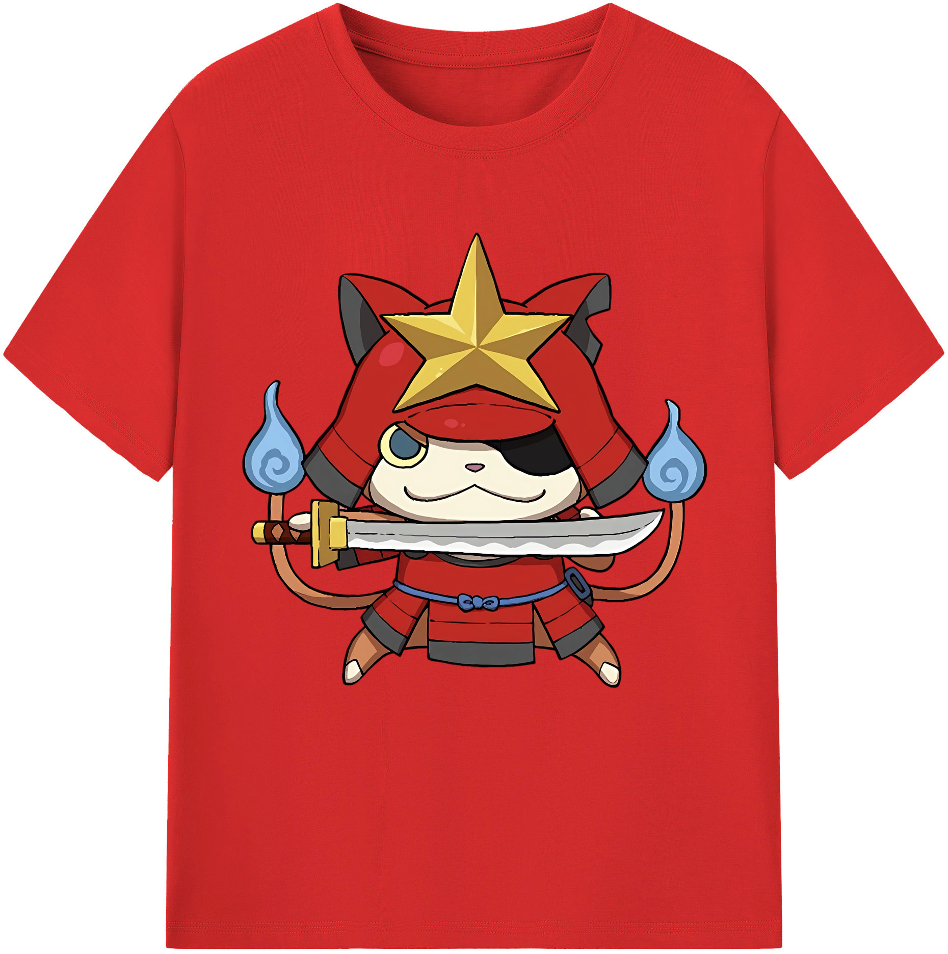 （画像用） 妖怪ウォッチ Yo-kai Watch レディースカジュアルプリントTシャツ（綿100％）