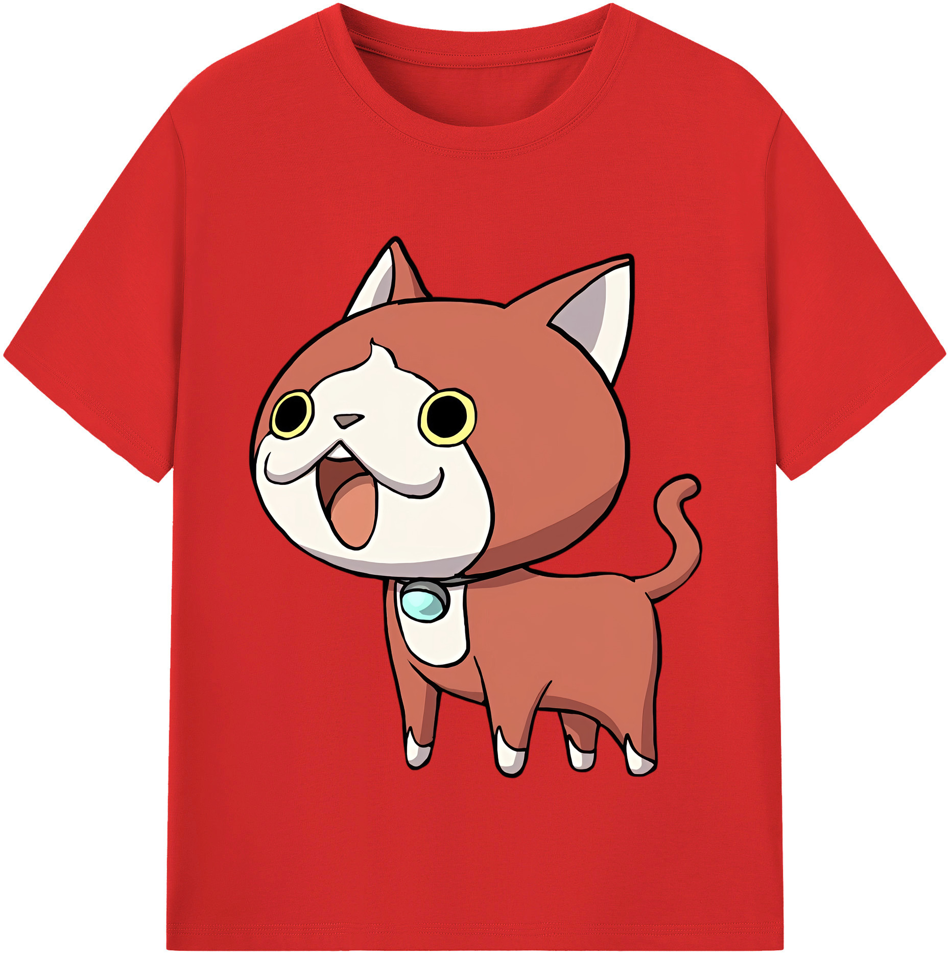 （画像用） 妖怪ウォッチ Yo-kai Watch レディースカジュアルプリントTシャツ（綿100％）