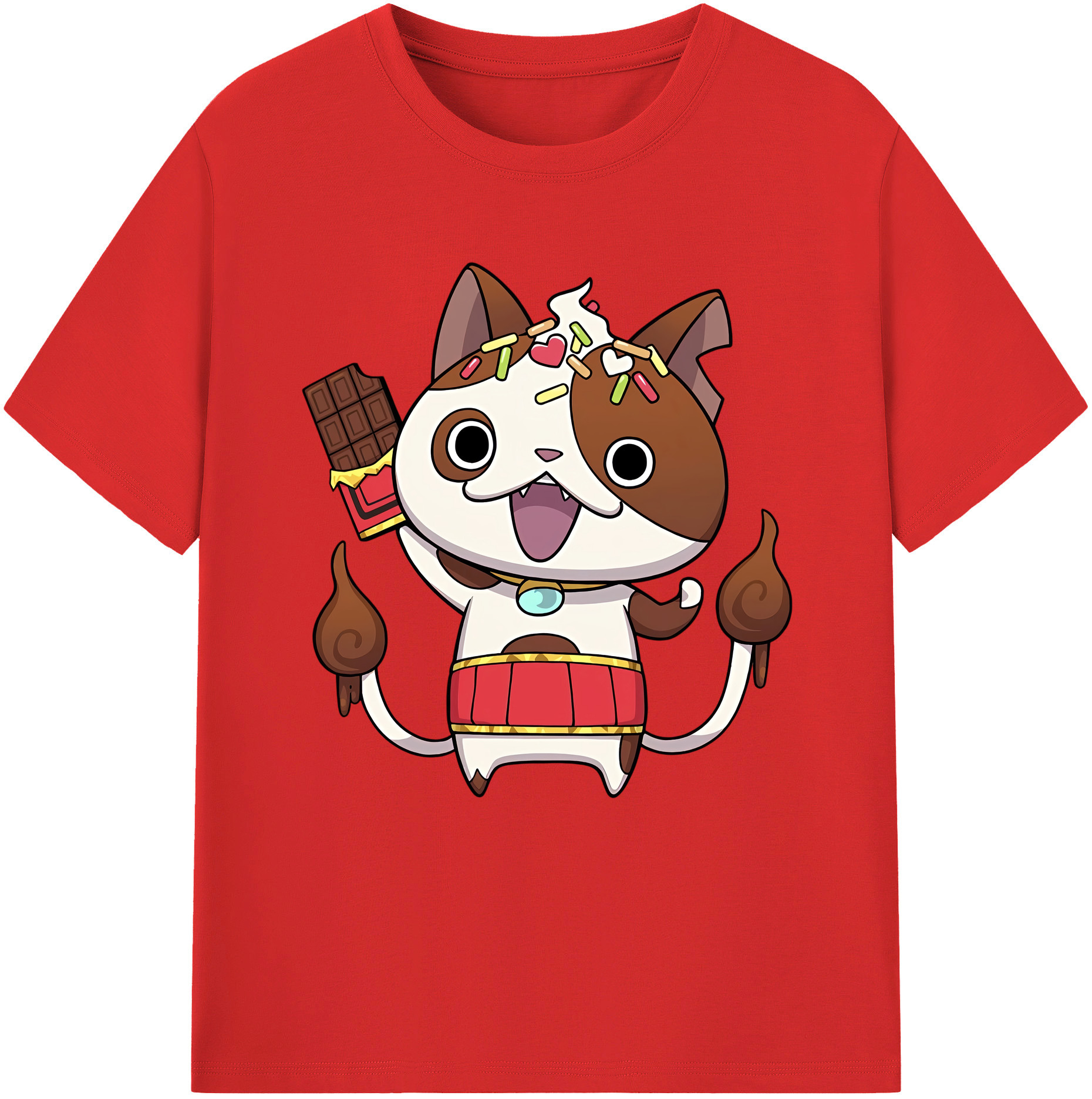 （画像用） 妖怪ウォッチ Yo-kai Watch レディースカジュアルプリントTシャツ（綿100％）