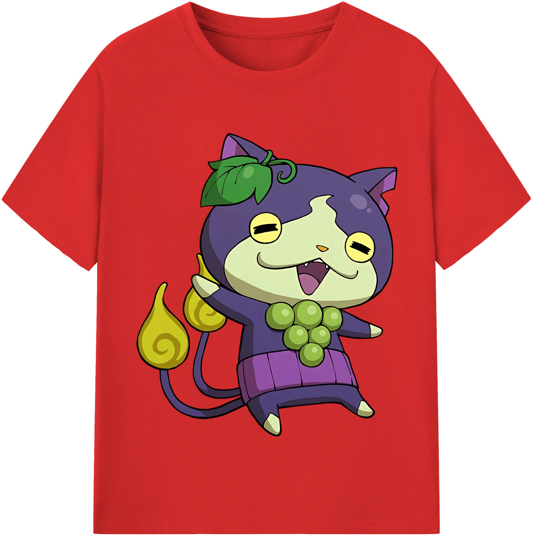 （画像用） 妖怪ウォッチ Yo-kai Watch レディースカジュアルプリントTシャツ（綿100％）