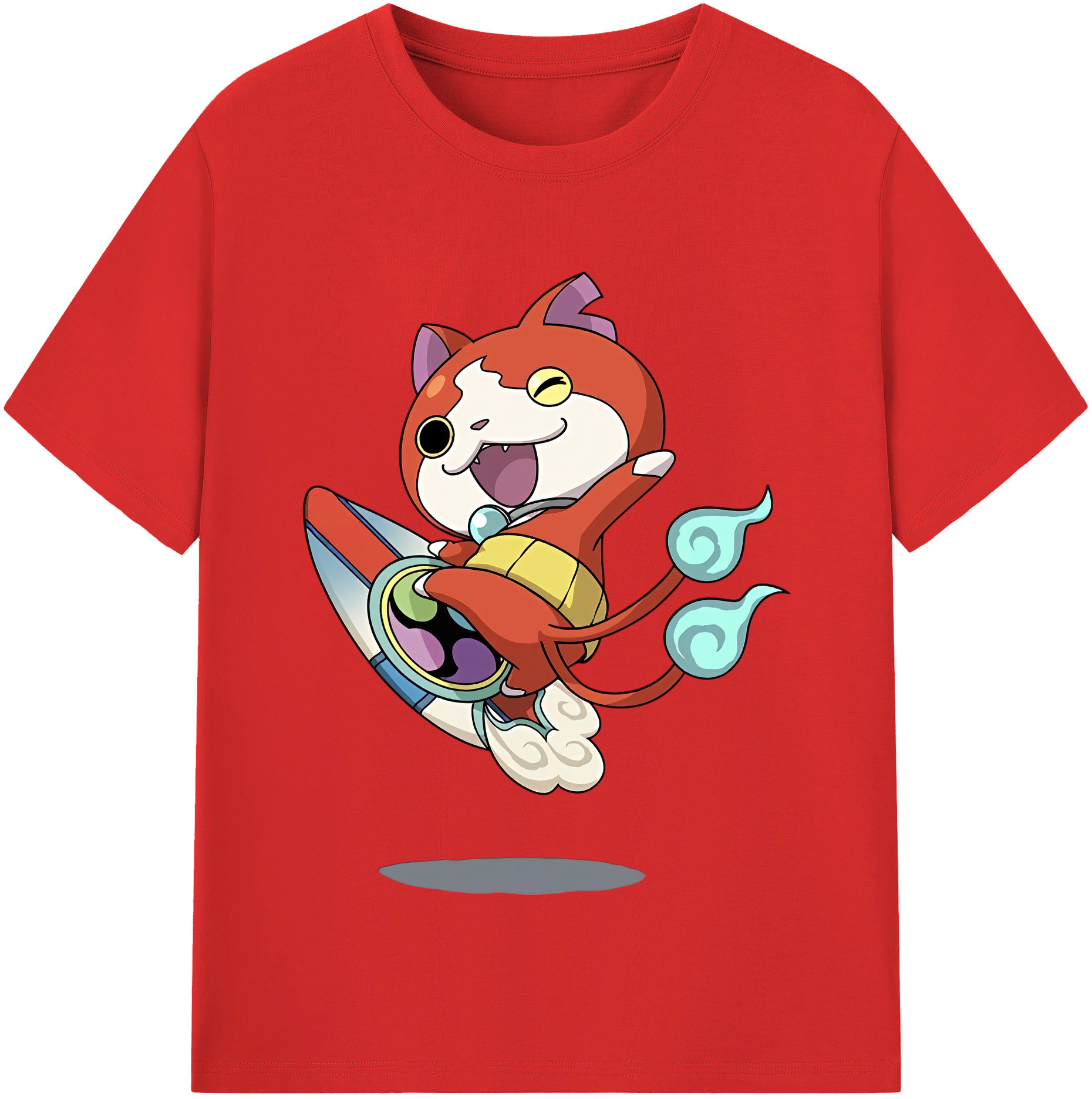 （画像用） 妖怪ウォッチ Yo-kai Watch レディースカジュアルプリントTシャツ（綿100％）