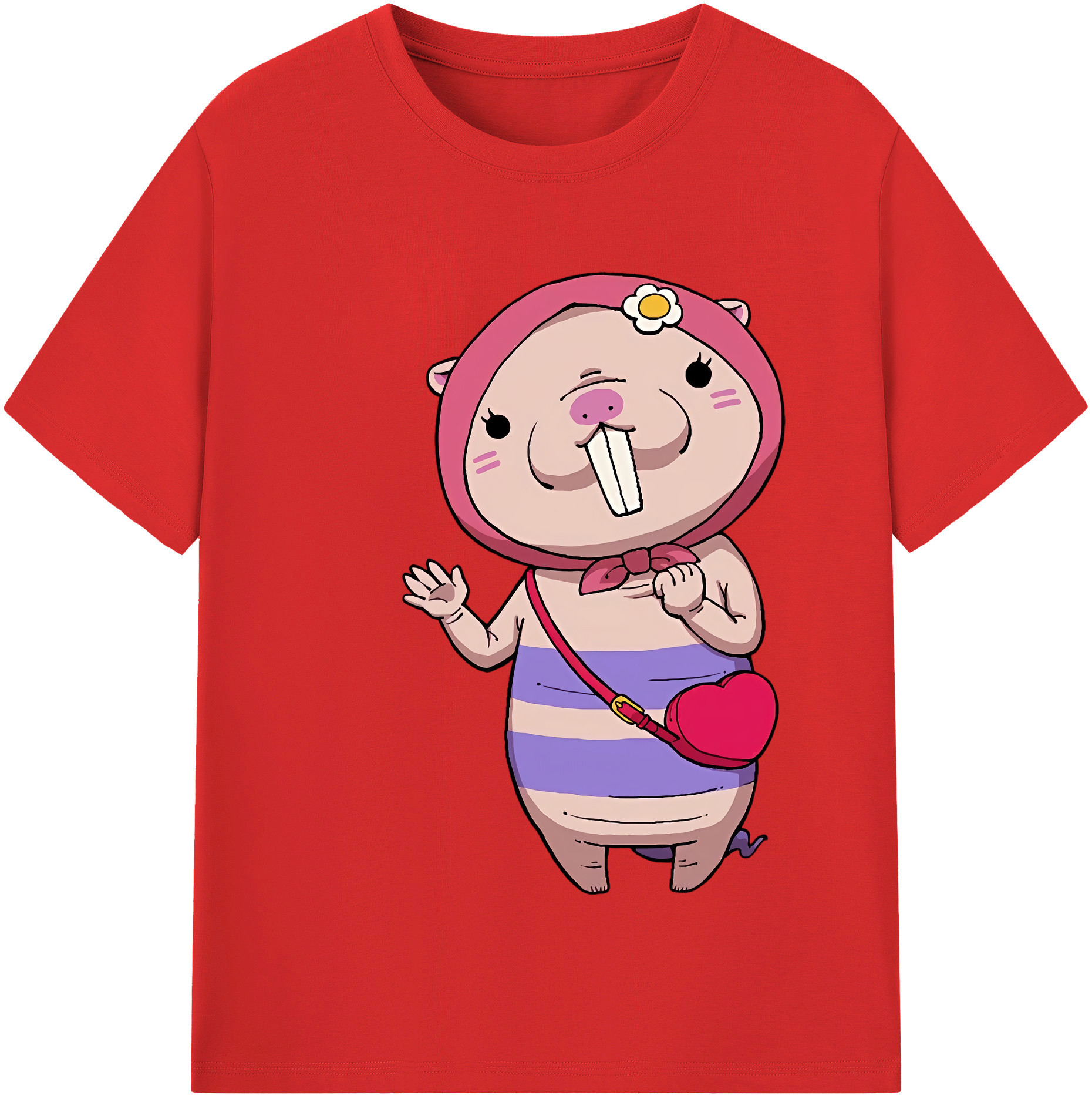 （画像用） 妖怪ウォッチ Yo-kai Watch レディースカジュアルプリントTシャツ（綿100％）