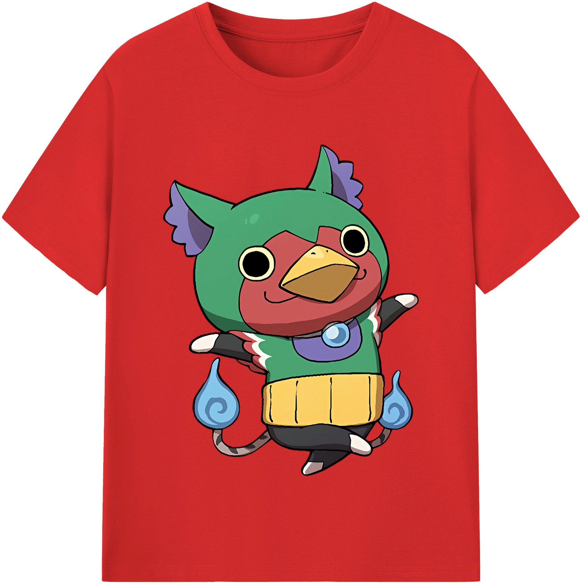 （画像用） 妖怪ウォッチ Yo-kai Watch レディースカジュアルプリントTシャツ（綿100％）