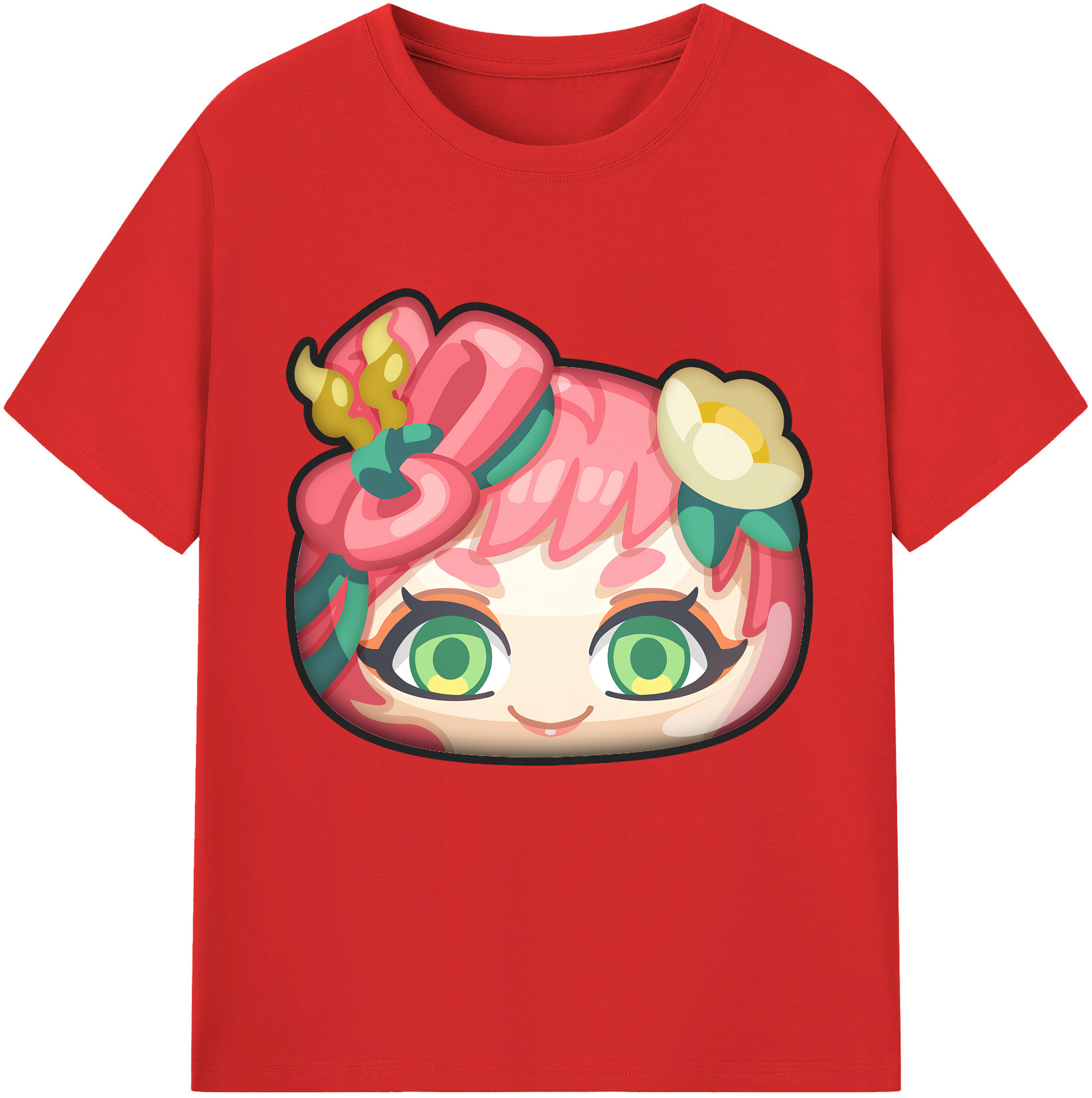 （画像用） 妖怪ウォッチ Yo-kai Watch レディースカジュアルプリントTシャツ（綿100％）