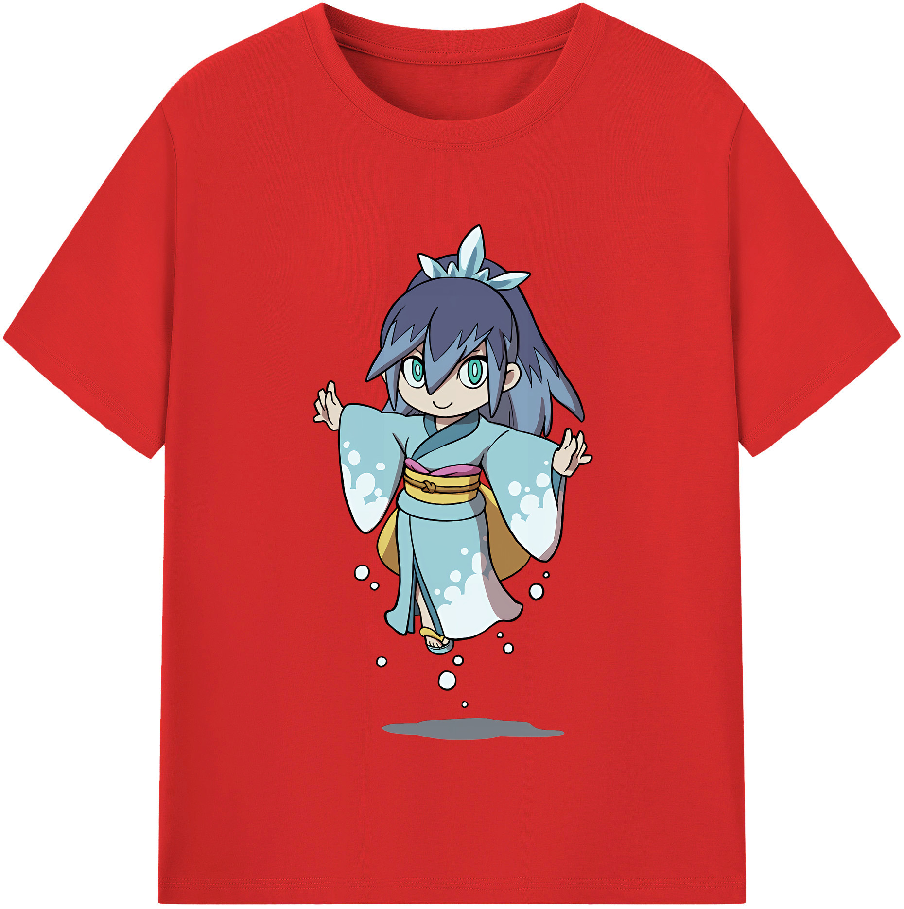 （画像用） 妖怪ウォッチ Yo-kai Watch レディースカジュアルプリントTシャツ（綿100％）