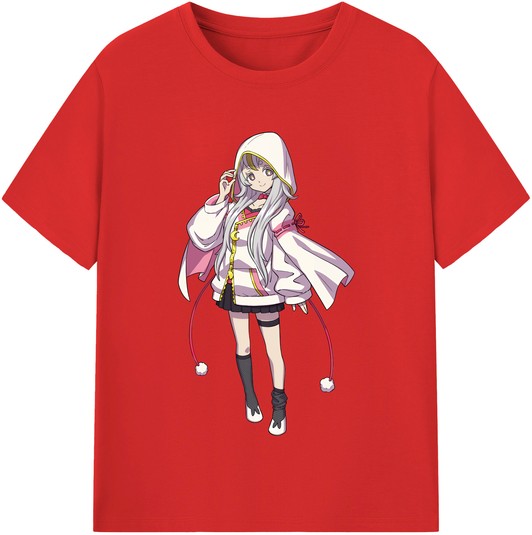 （画像用） 妖怪ウォッチ Yo-kai Watch レディースカジュアルプリントTシャツ（綿100％）
