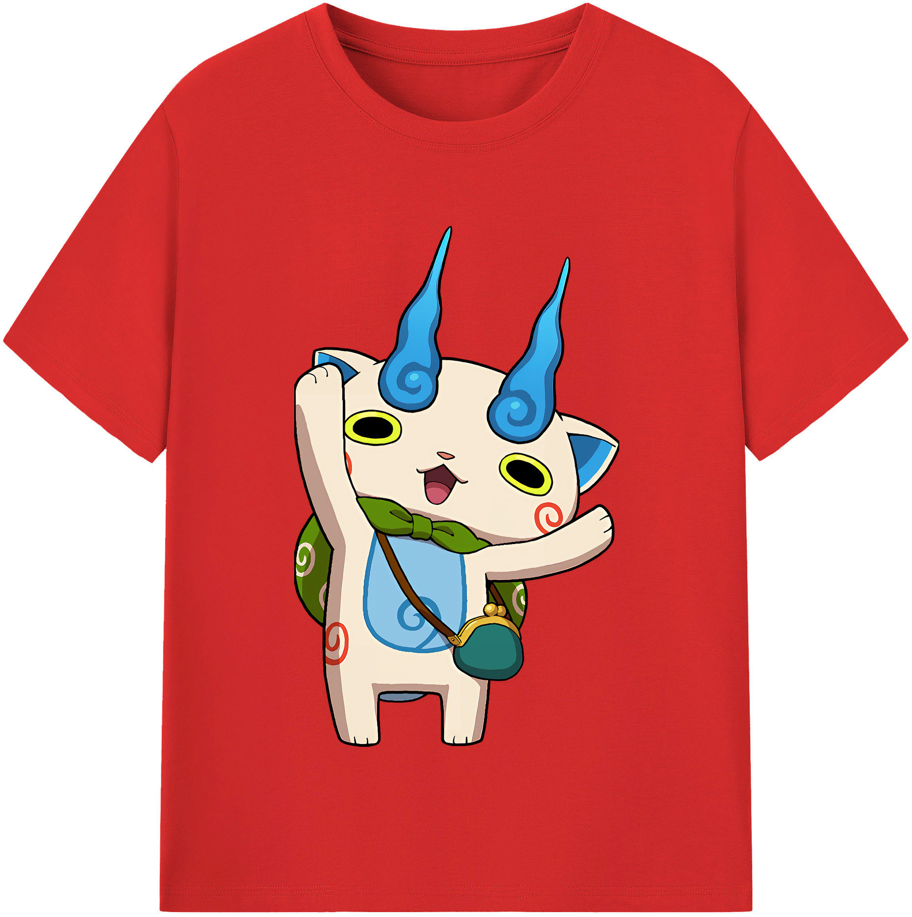 （画像用） 妖怪ウォッチ Yo-kai Watch レディースカジュアルプリントTシャツ（綿100％）