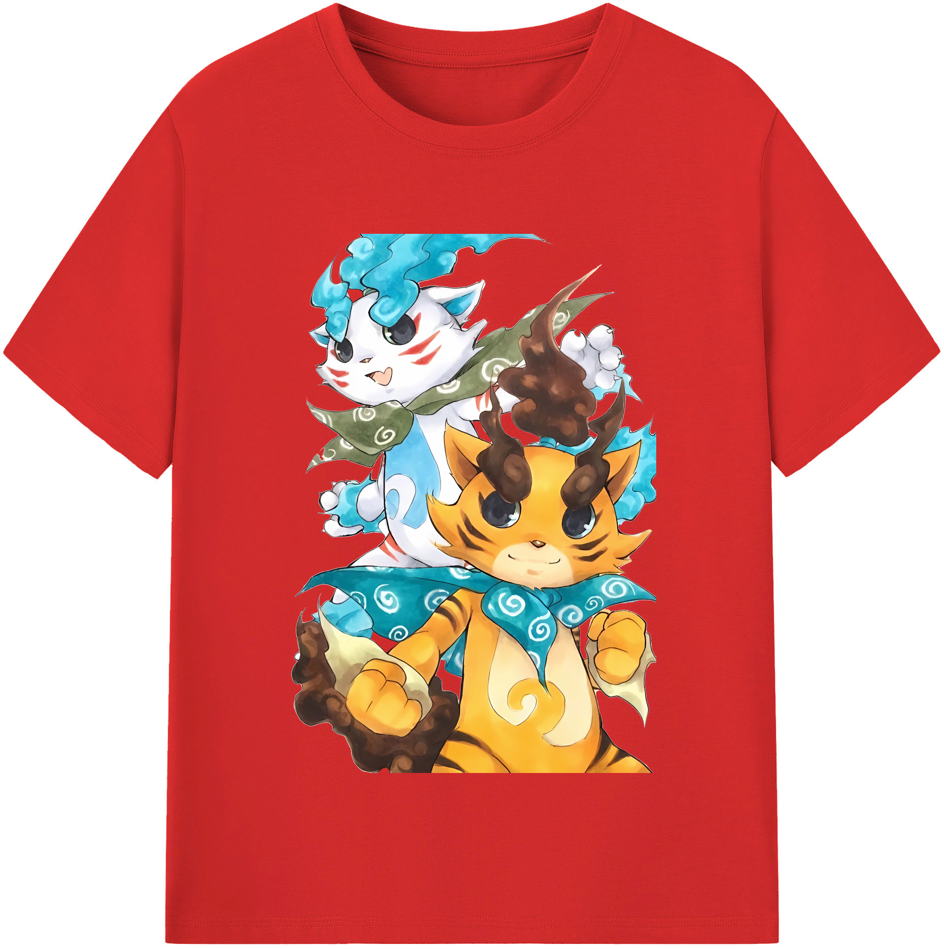 （画像用） 妖怪ウォッチ Yo-kai Watch レディースカジュアルプリントTシャツ（綿100％）