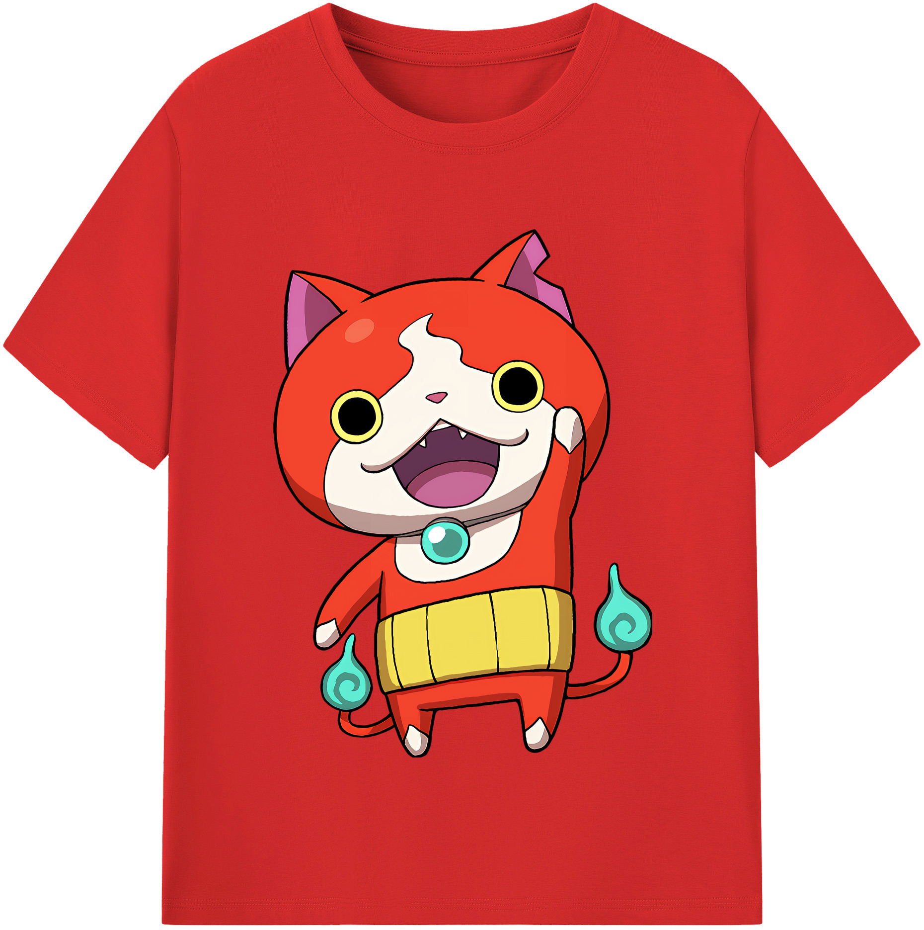 （画像用） 妖怪ウォッチ Yo-kai Watch レディースカジュアルプリントTシャツ（綿100％）