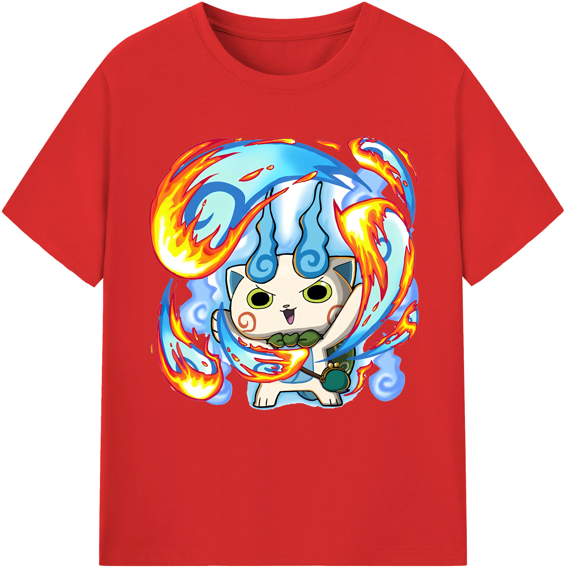（画像用） 妖怪ウォッチ Yo-kai Watch レディースカジュアルプリントTシャツ（綿100％）