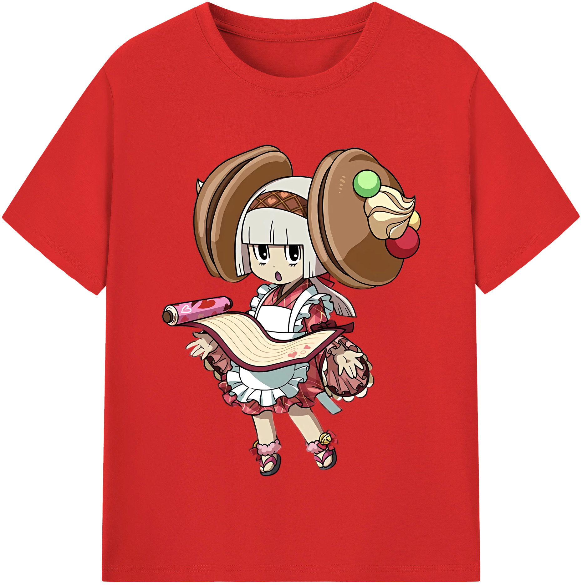 （画像用） 妖怪ウォッチ Yo-kai Watch レディースカジュアルプリントTシャツ（綿100％）
