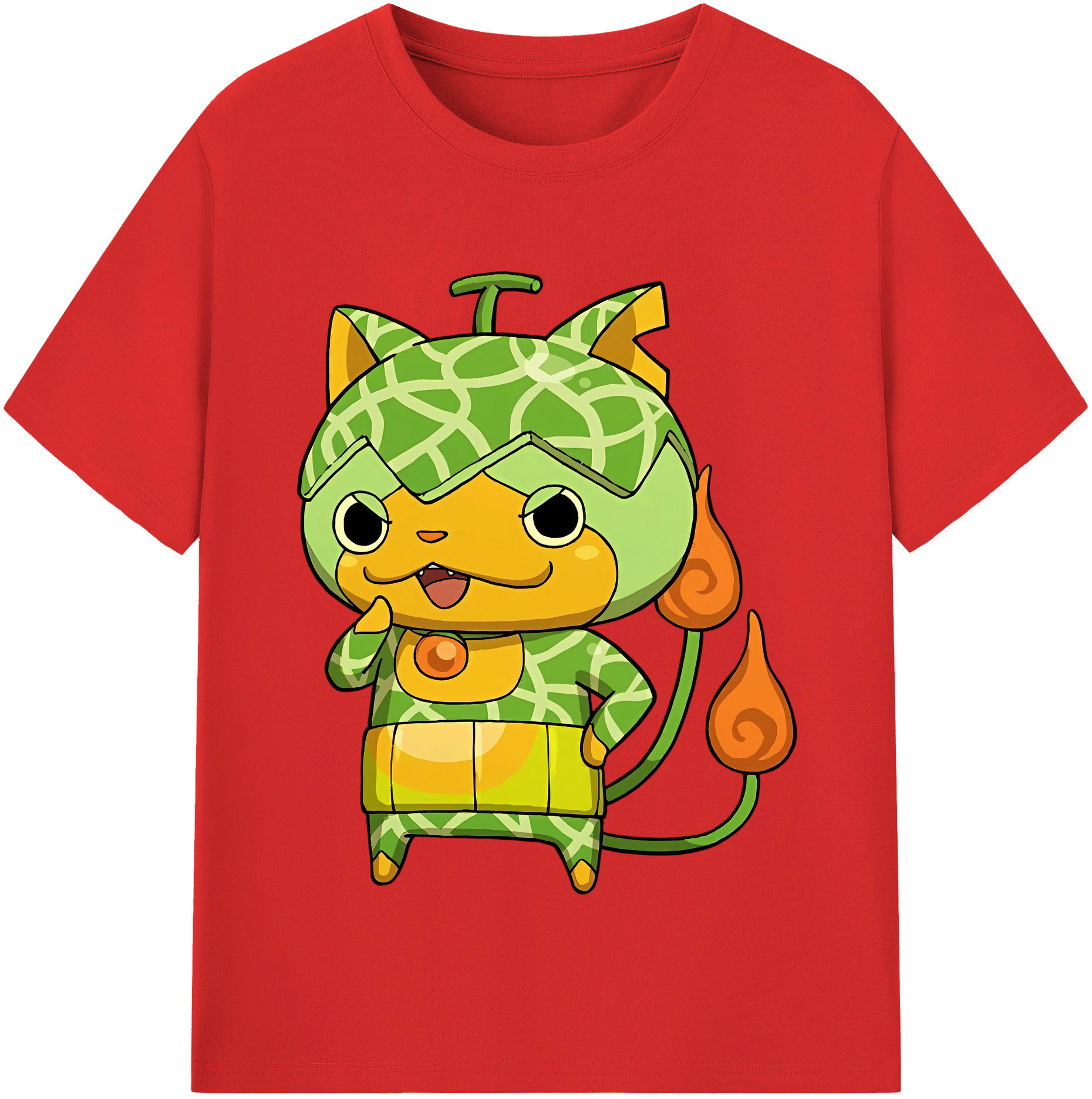 （画像用） 妖怪ウォッチ Yo-kai Watch レディースカジュアルプリントTシャツ（綿100％）