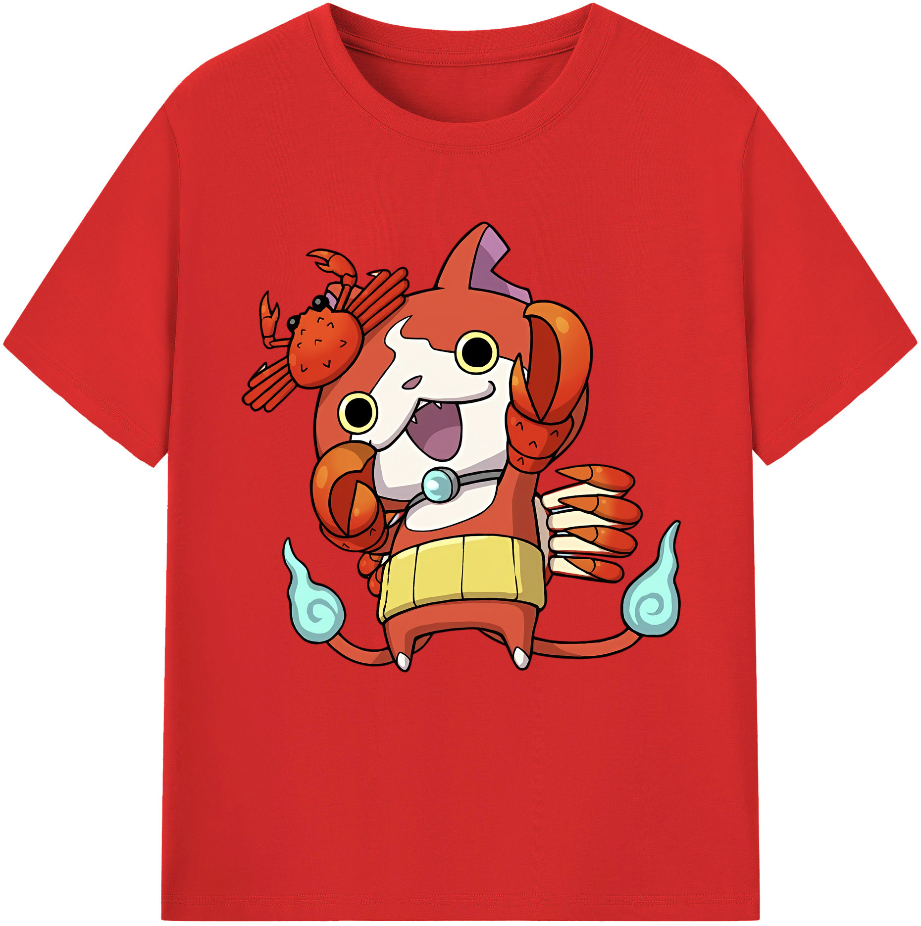 （画像用） 妖怪ウォッチ Yo-kai Watch レディースカジュアルプリントTシャツ（綿100％）
