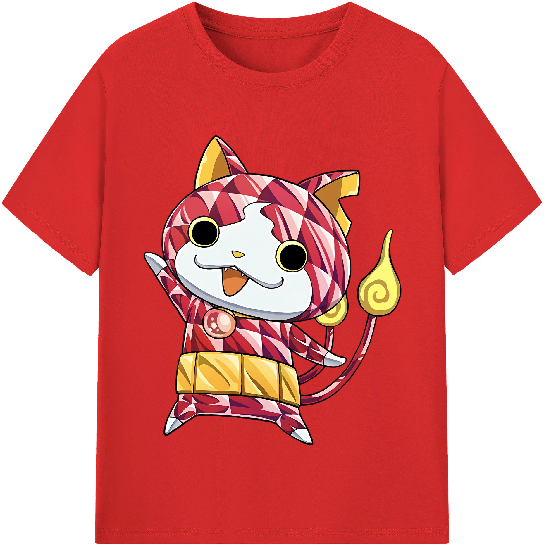 （画像用） 妖怪ウォッチ Yo-kai Watch レディースカジュアルプリントTシャツ（綿100％）