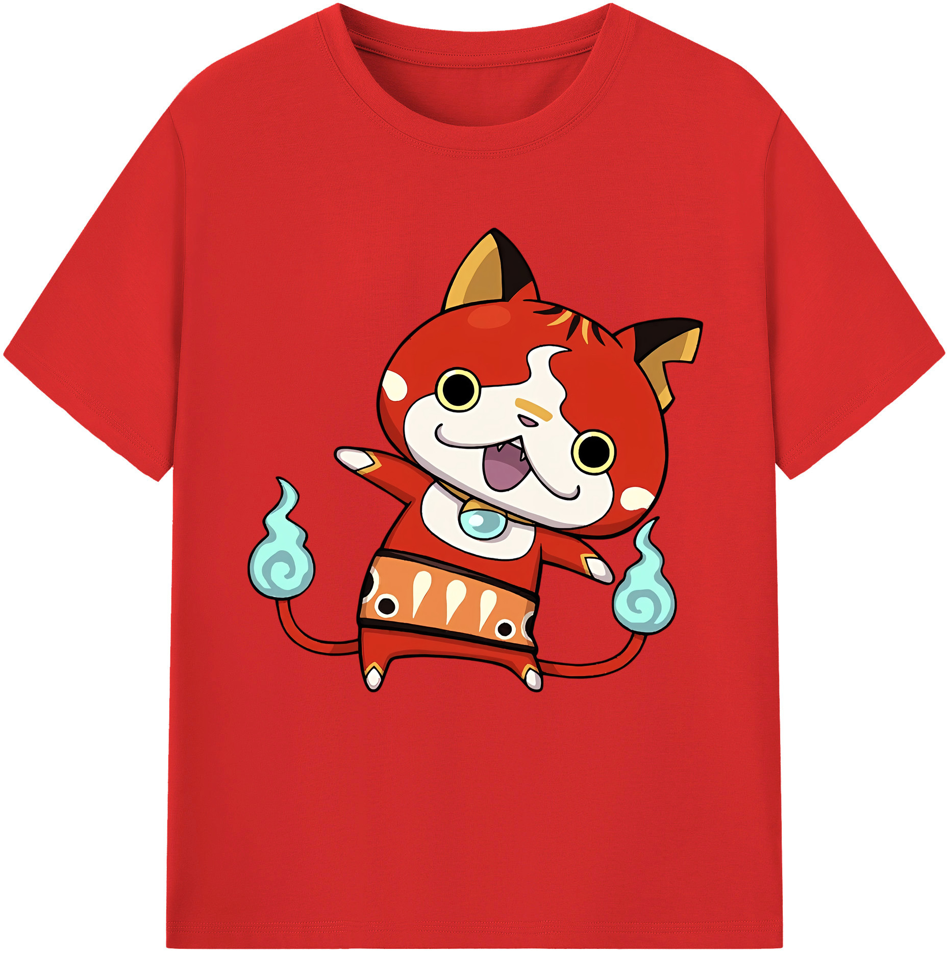 （画像用） 妖怪ウォッチ Yo-kai Watch レディースカジュアルプリントTシャツ（綿100％）