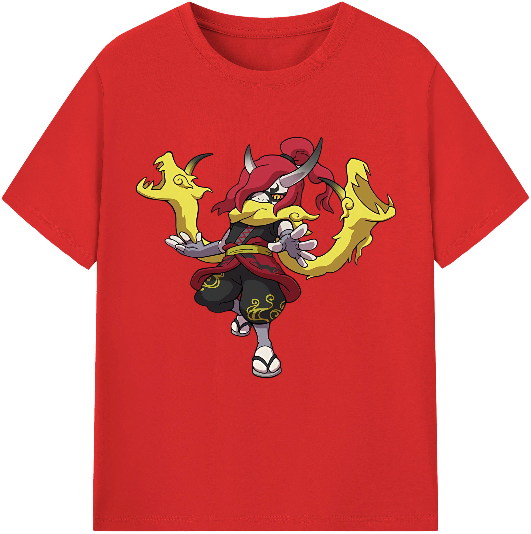 （画像用） 妖怪ウォッチ Yo-kai Watch レディースカジュアルプリントTシャツ（綿100％）