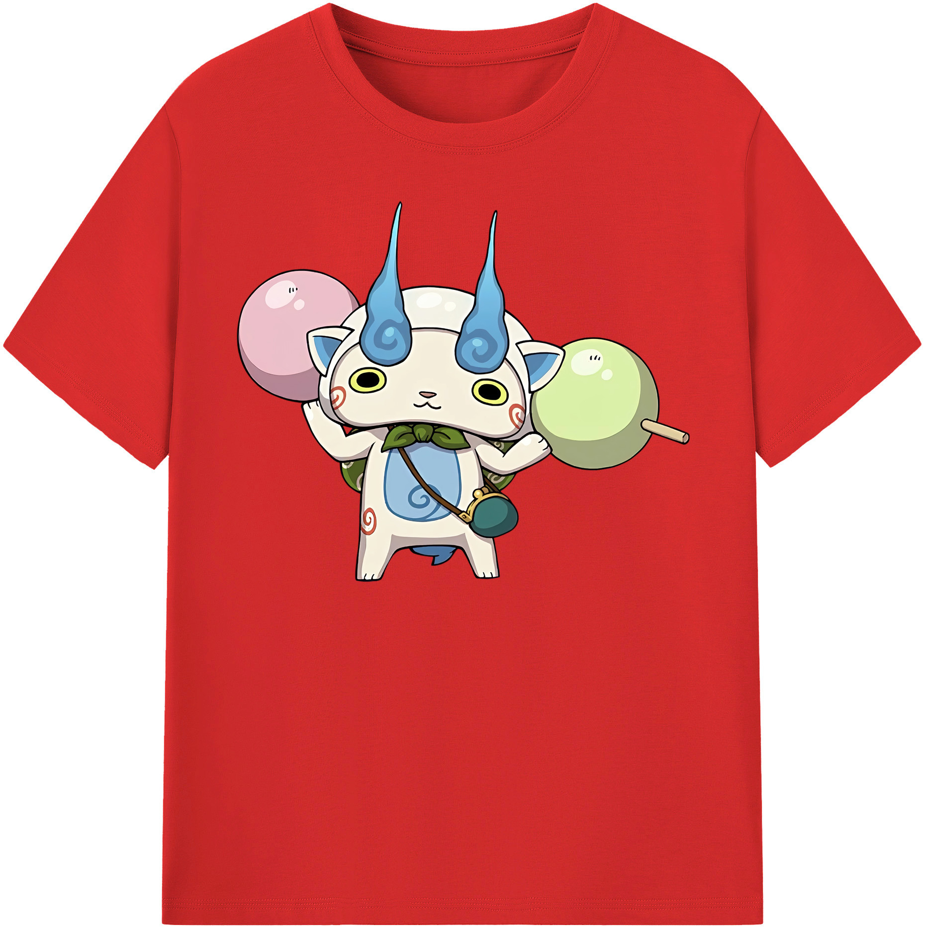 （画像用） 妖怪ウォッチ Yo-kai Watch レディースカジュアルプリントTシャツ（綿100％）