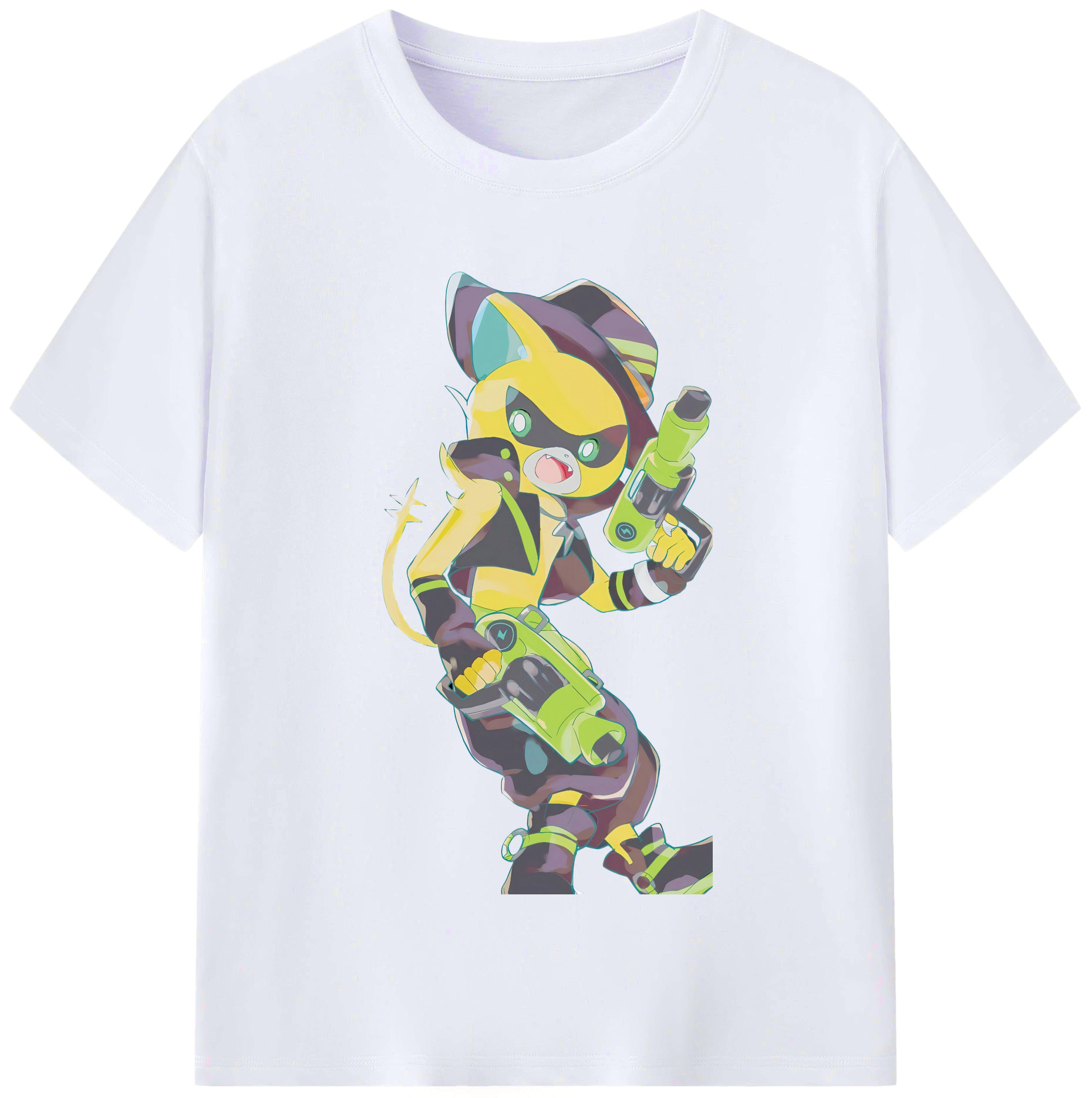 （画像用） 妖怪ウォッチ Yo-kai Watch レディースカジュアルプリントTシャツ（綿100％）