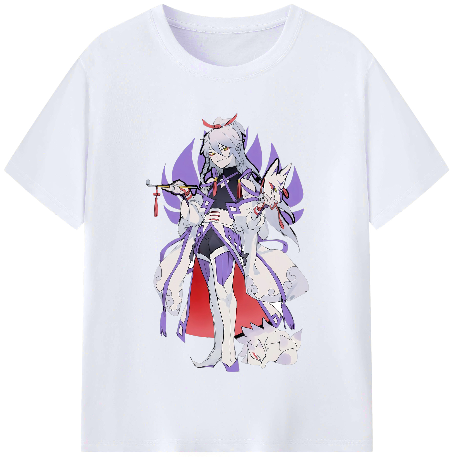 （画像用） 妖怪ウォッチ Yo-kai Watch レディースカジュアルプリントTシャツ（綿100％）