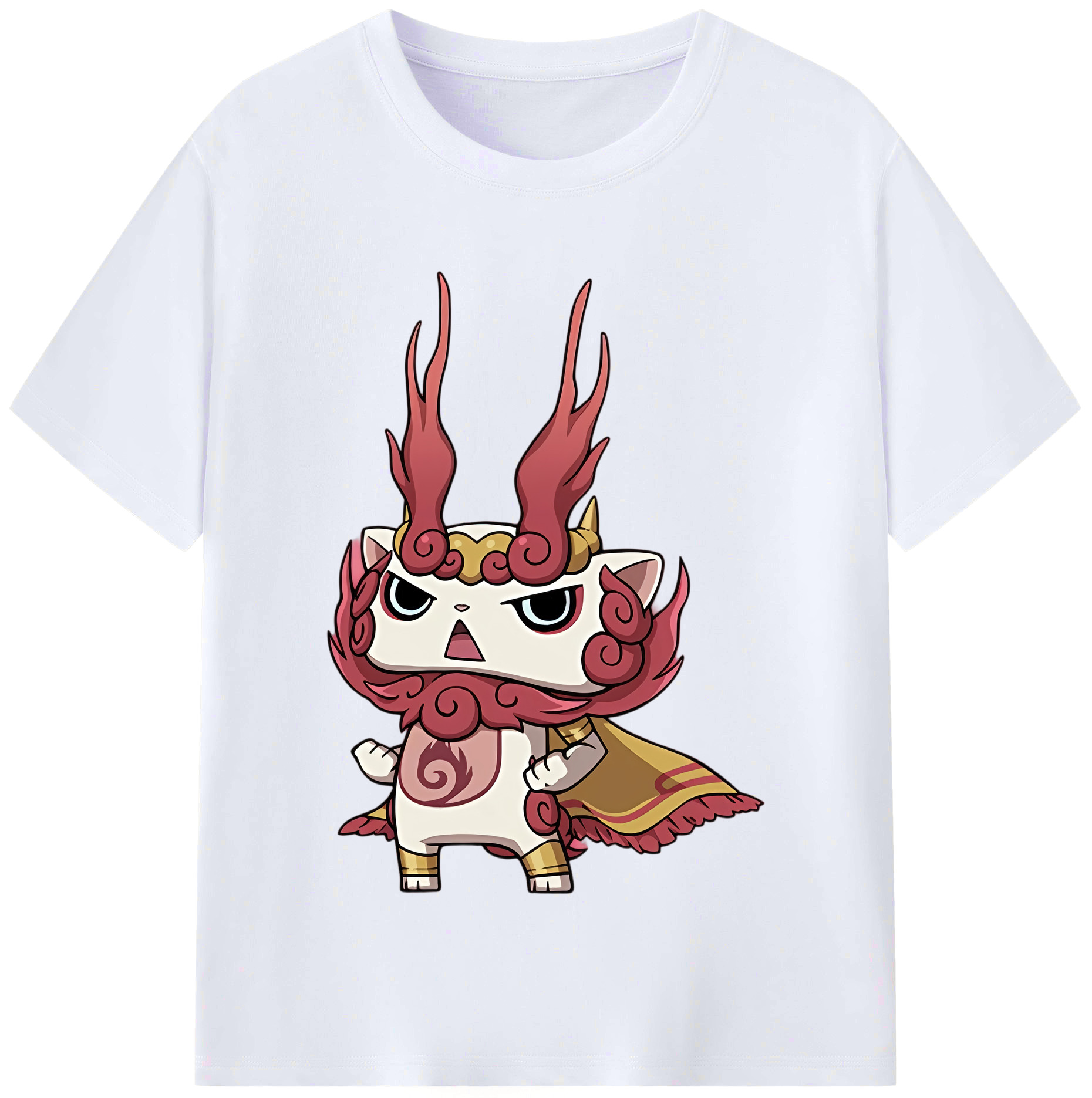 （画像用） 妖怪ウォッチ Yo-kai Watch レディースカジュアルプリントTシャツ（綿100％）