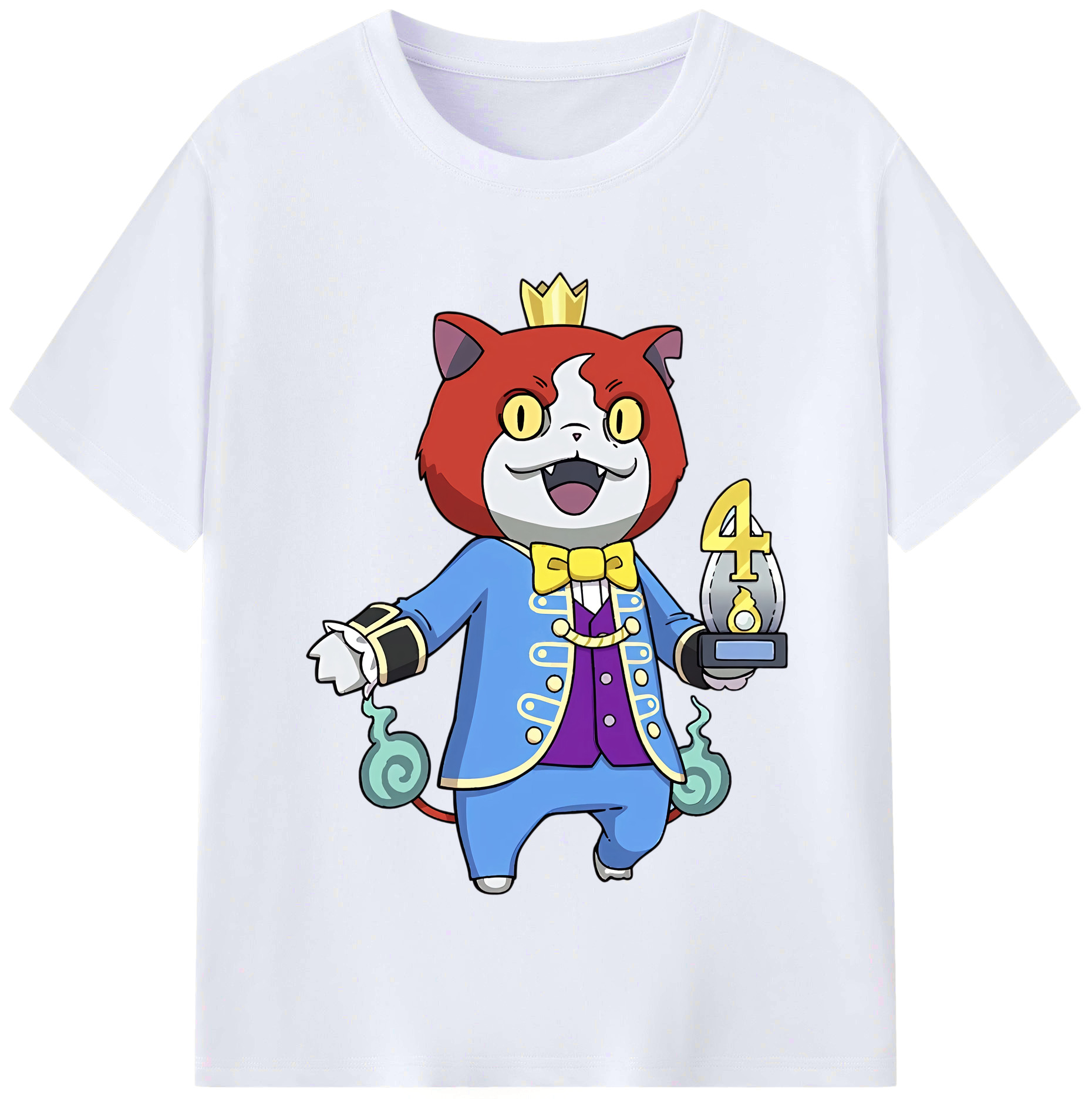 （画像用） 妖怪ウォッチ Yo-kai Watch レディースカジュアルプリントTシャツ（綿100％）