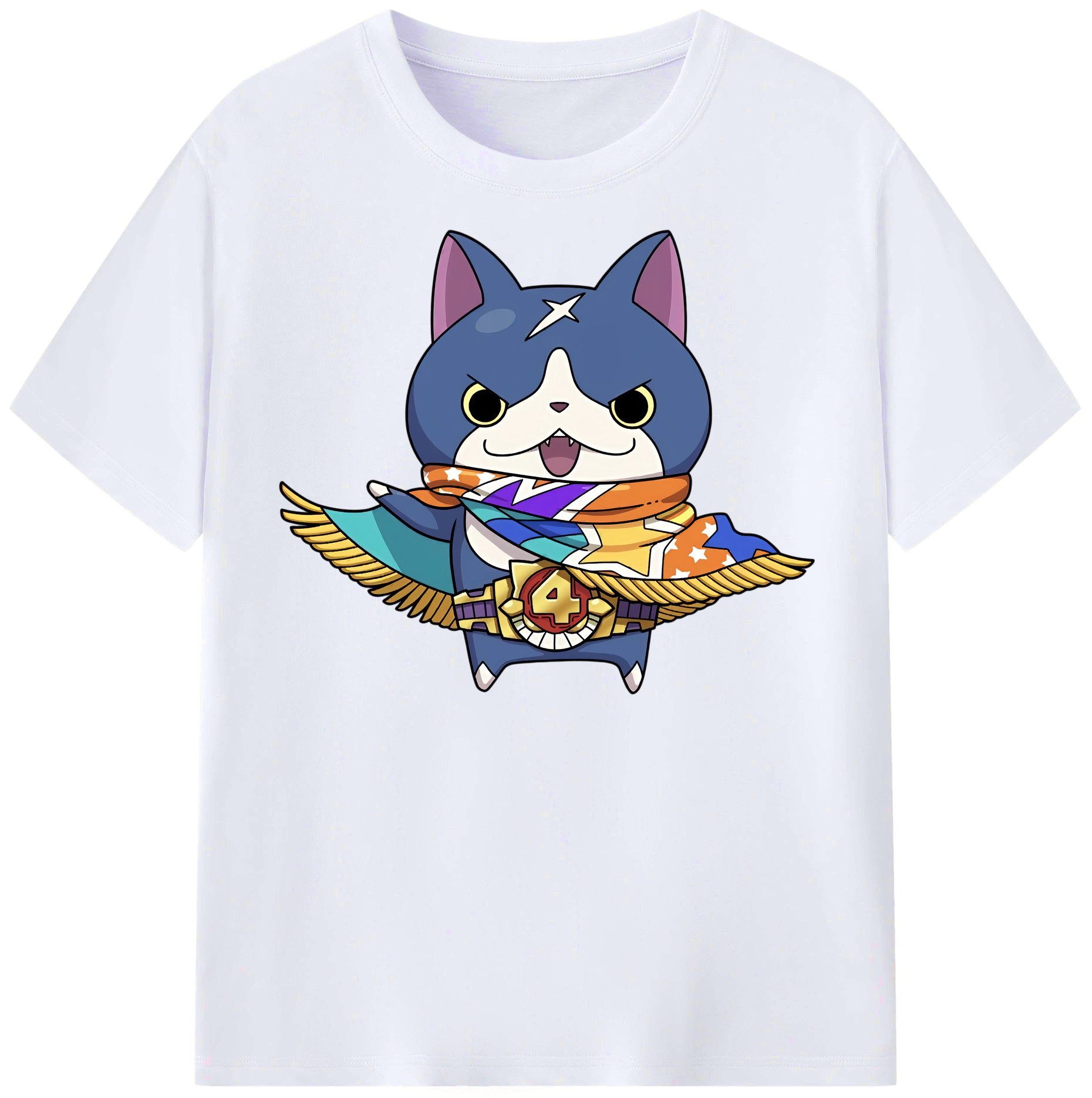 （画像用） 妖怪ウォッチ Yo-kai Watch レディースカジュアルプリントTシャツ（綿100％）