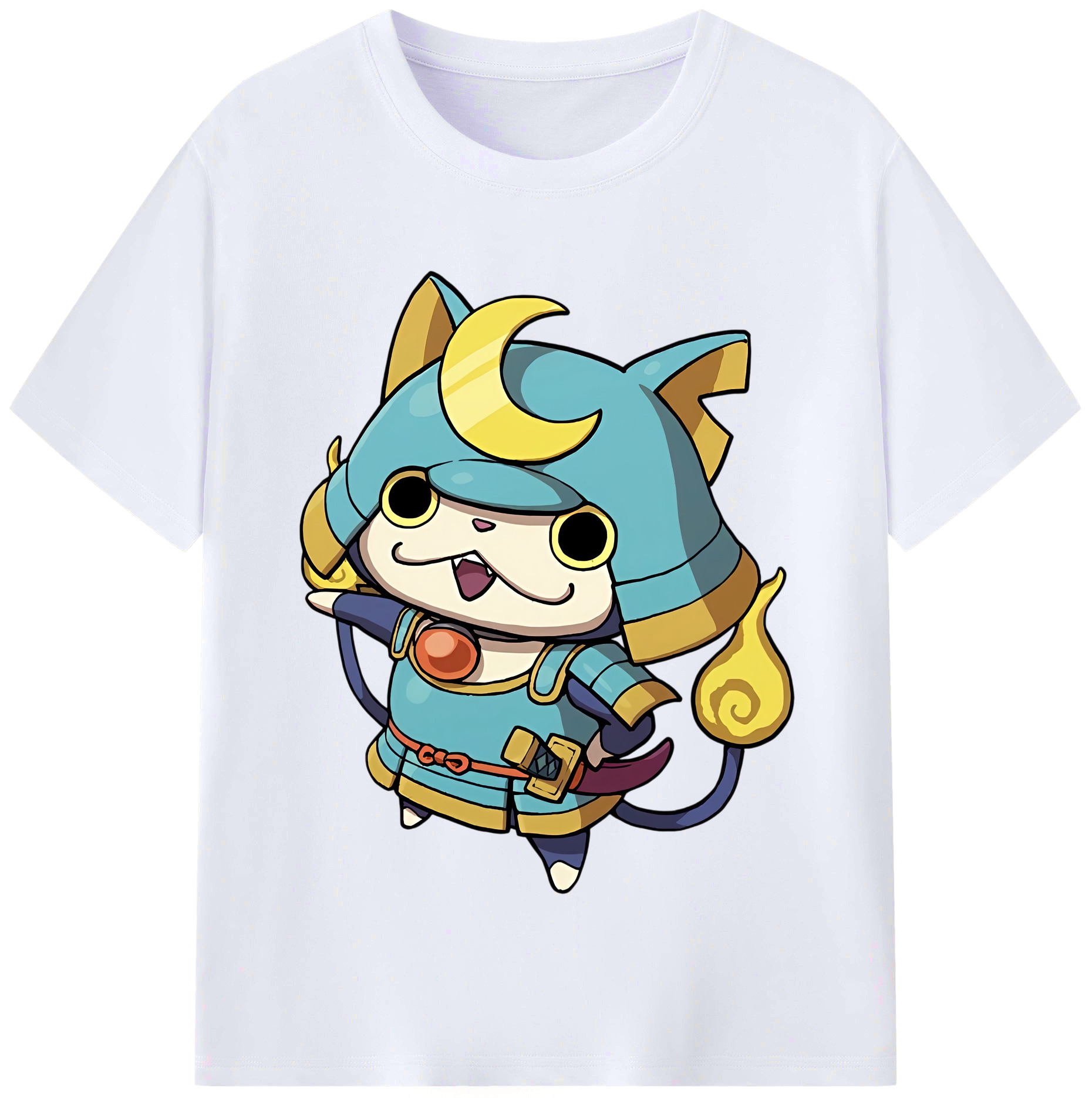 （画像用） 妖怪ウォッチ Yo-kai Watch レディースカジュアルプリントTシャツ（綿100％）