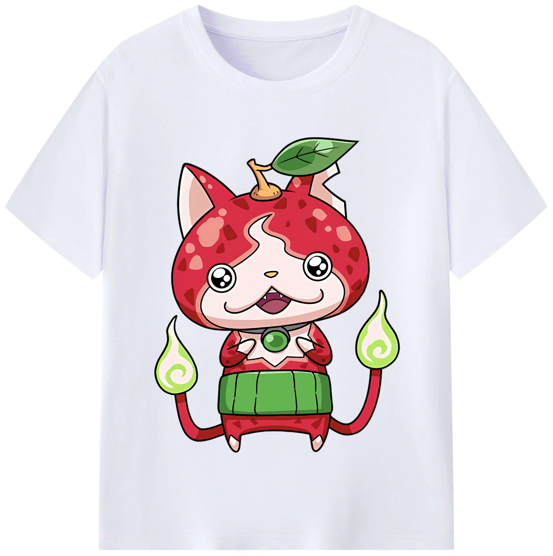 （画像用） 妖怪ウォッチ Yo-kai Watch レディースカジュアルプリントTシャツ（綿100％）