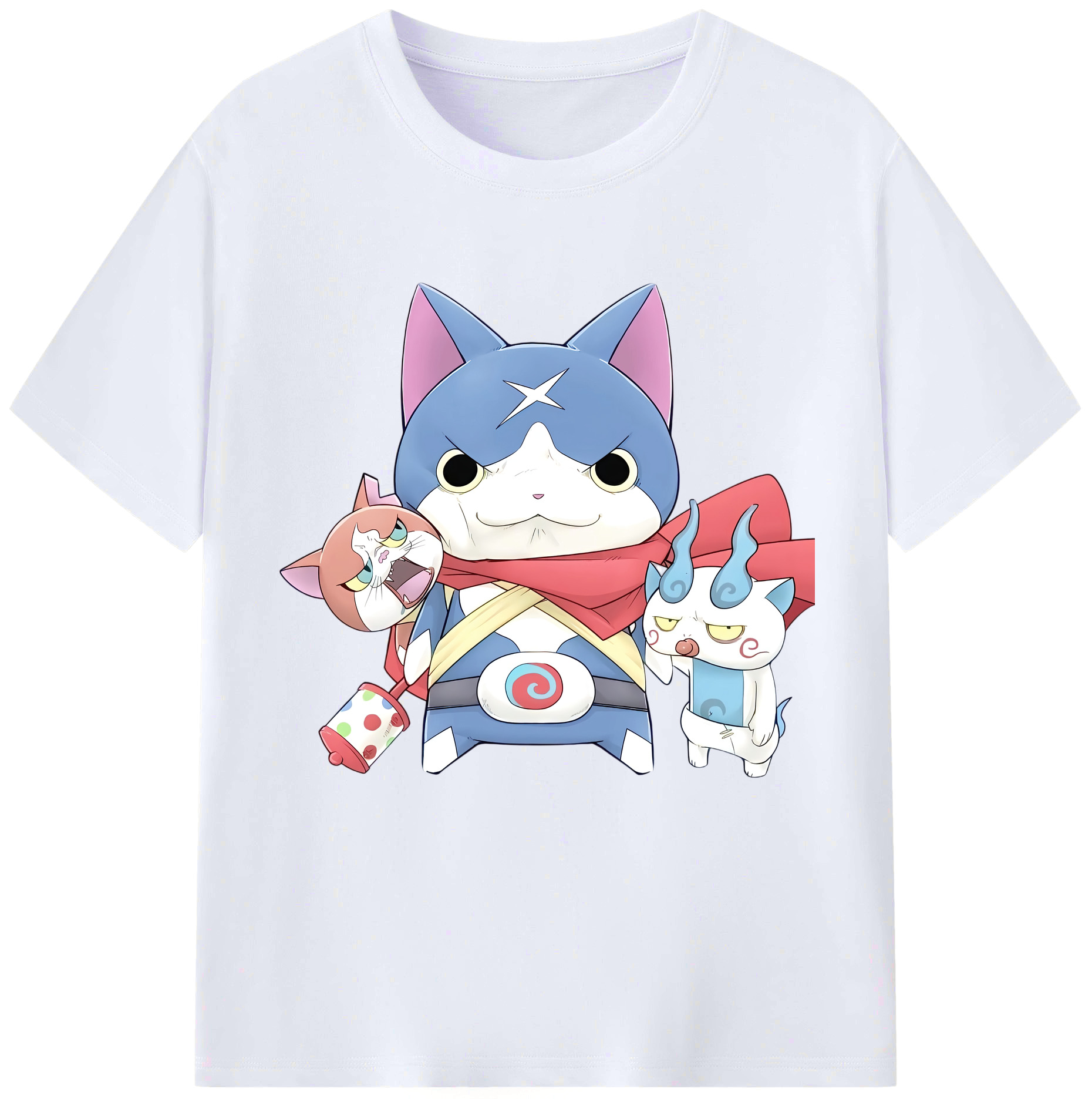 （画像用） 妖怪ウォッチ Yo-kai Watch レディースカジュアルプリントTシャツ（綿100％）
