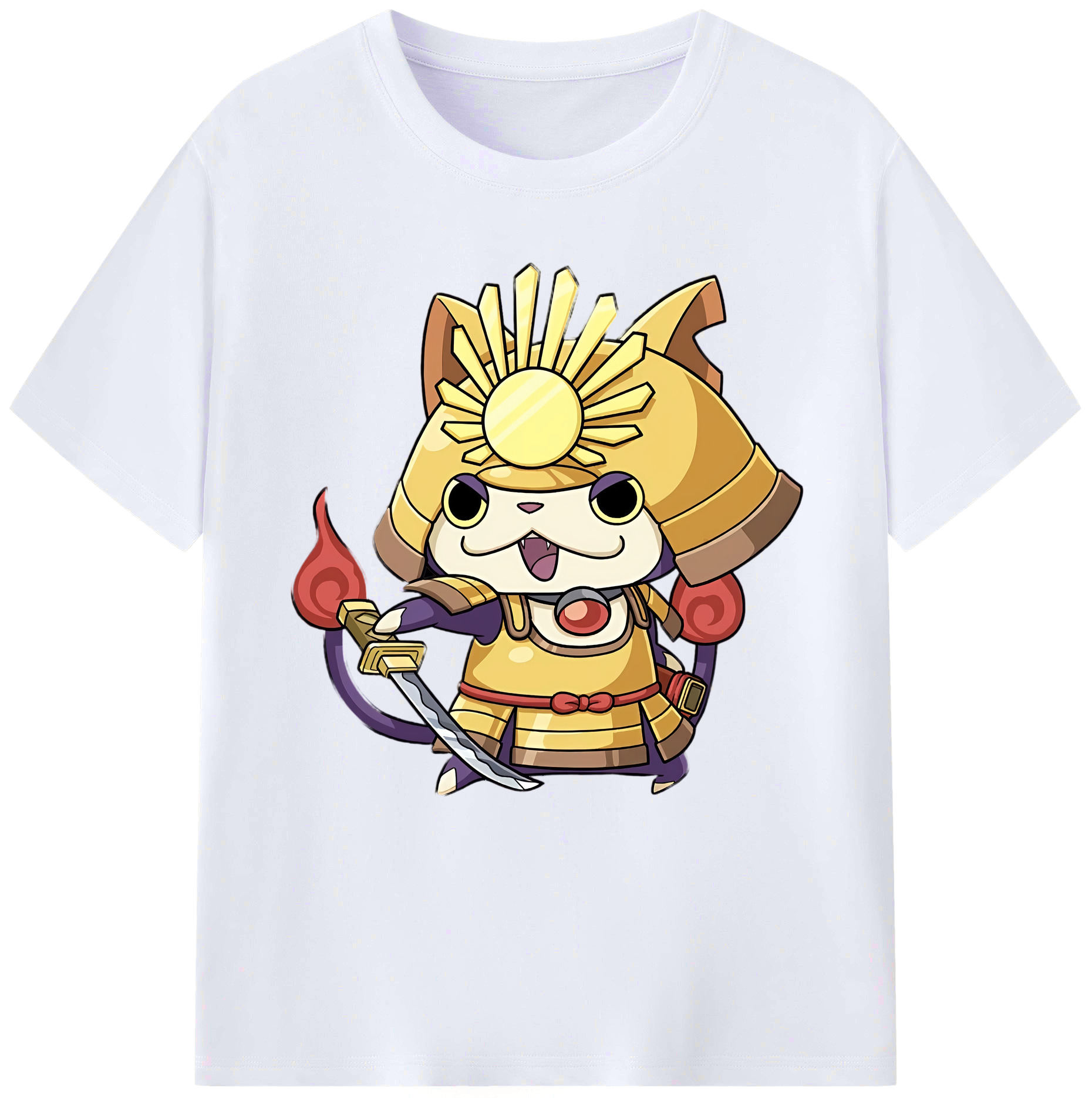 （画像用） 妖怪ウォッチ Yo-kai Watch レディースカジュアルプリントTシャツ（綿100％）